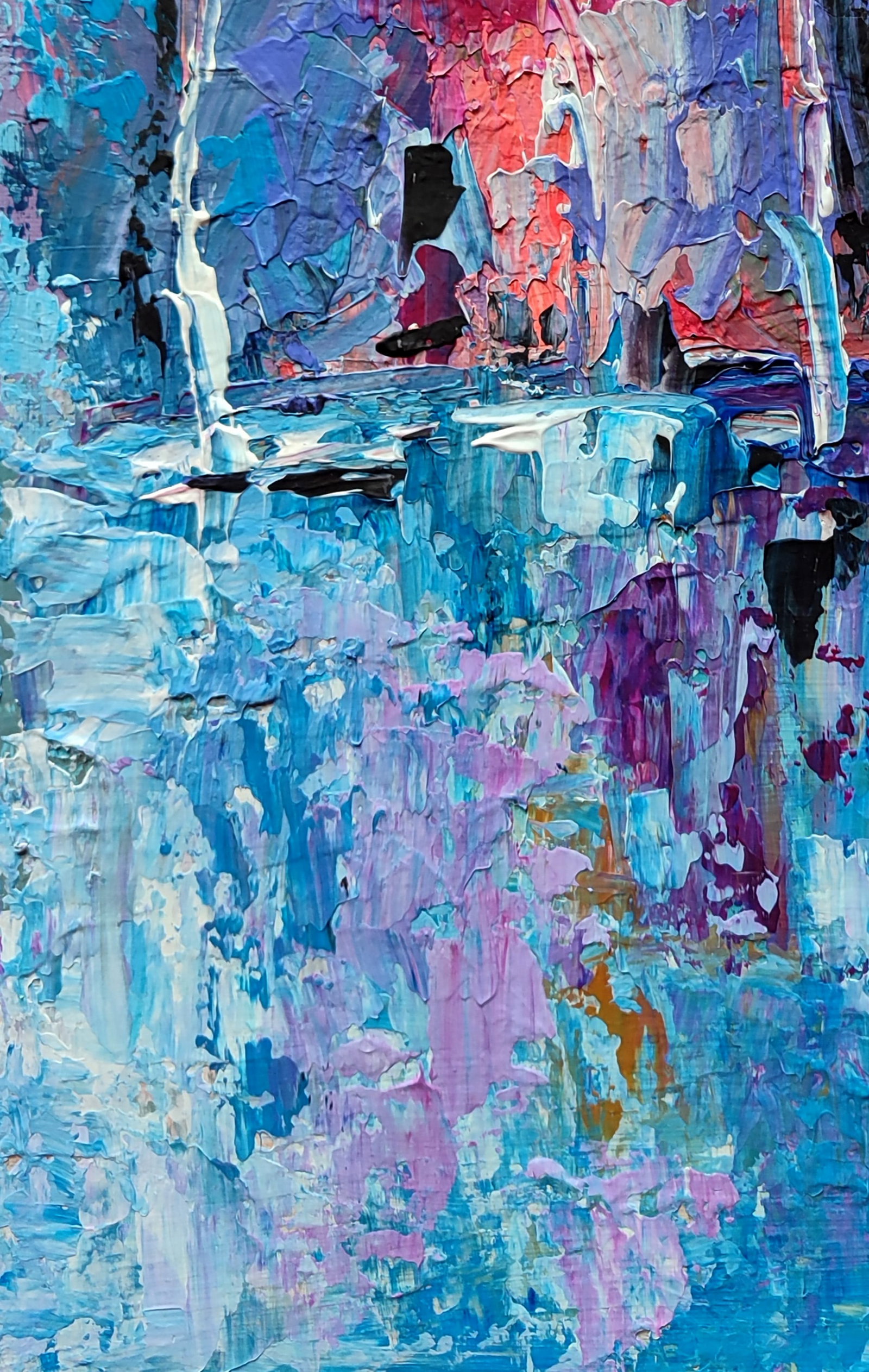 Acrylic painting A Dryad lives here Olena Kirik - 4