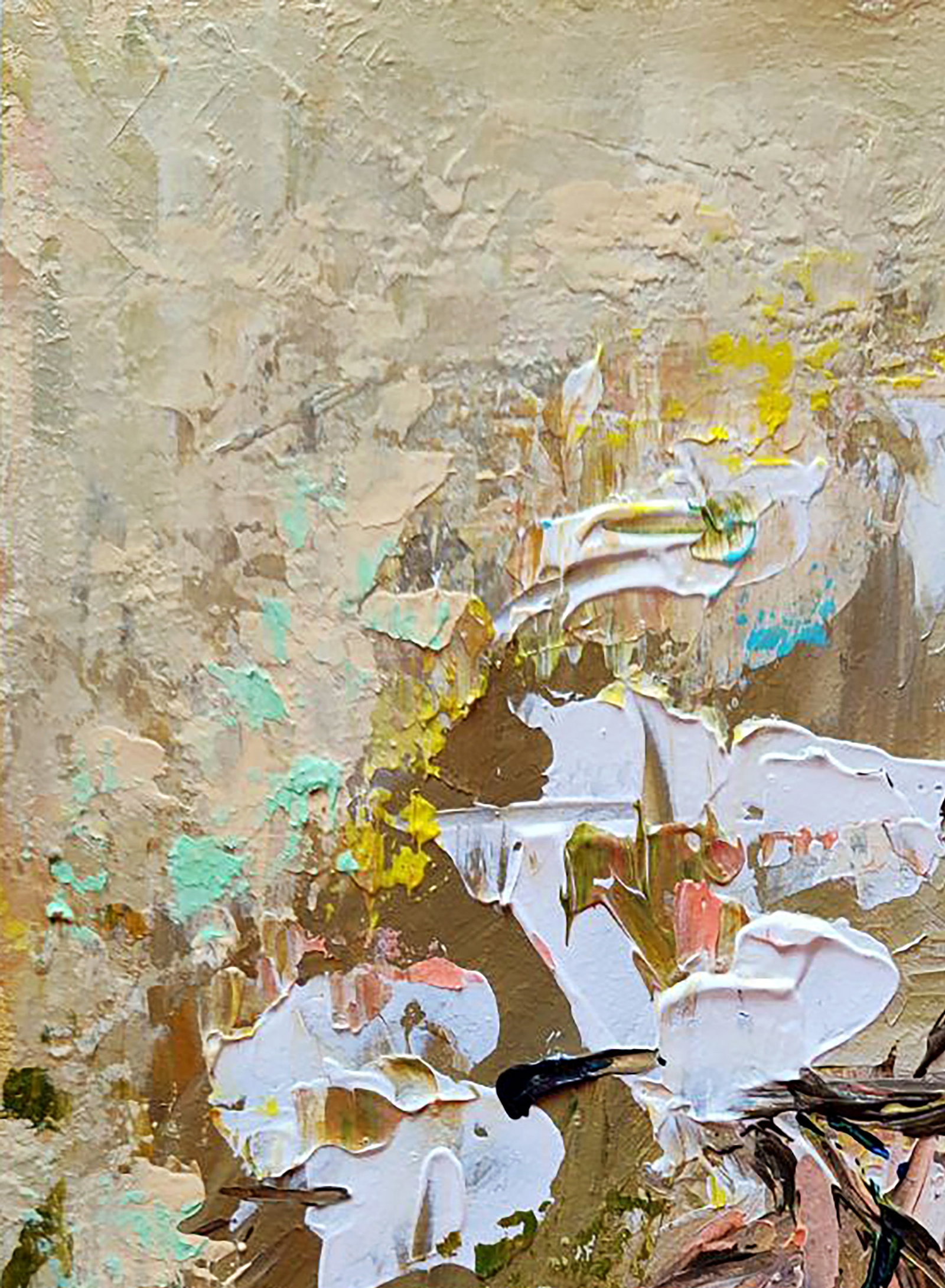 Acrylic painting Vanilla cream Olena Kirik - 2