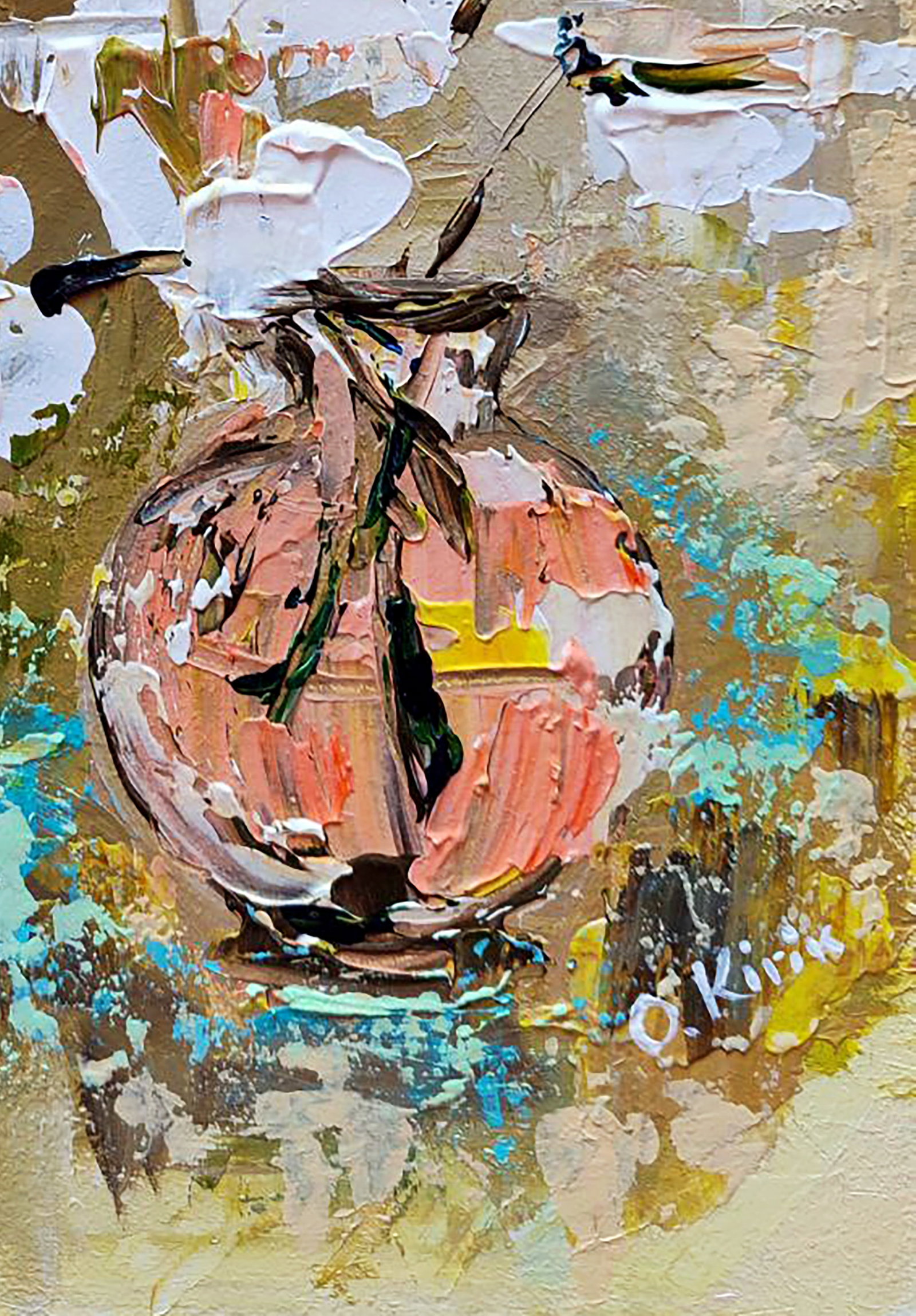 Acrylic painting Vanilla cream Olena Kirik - 5