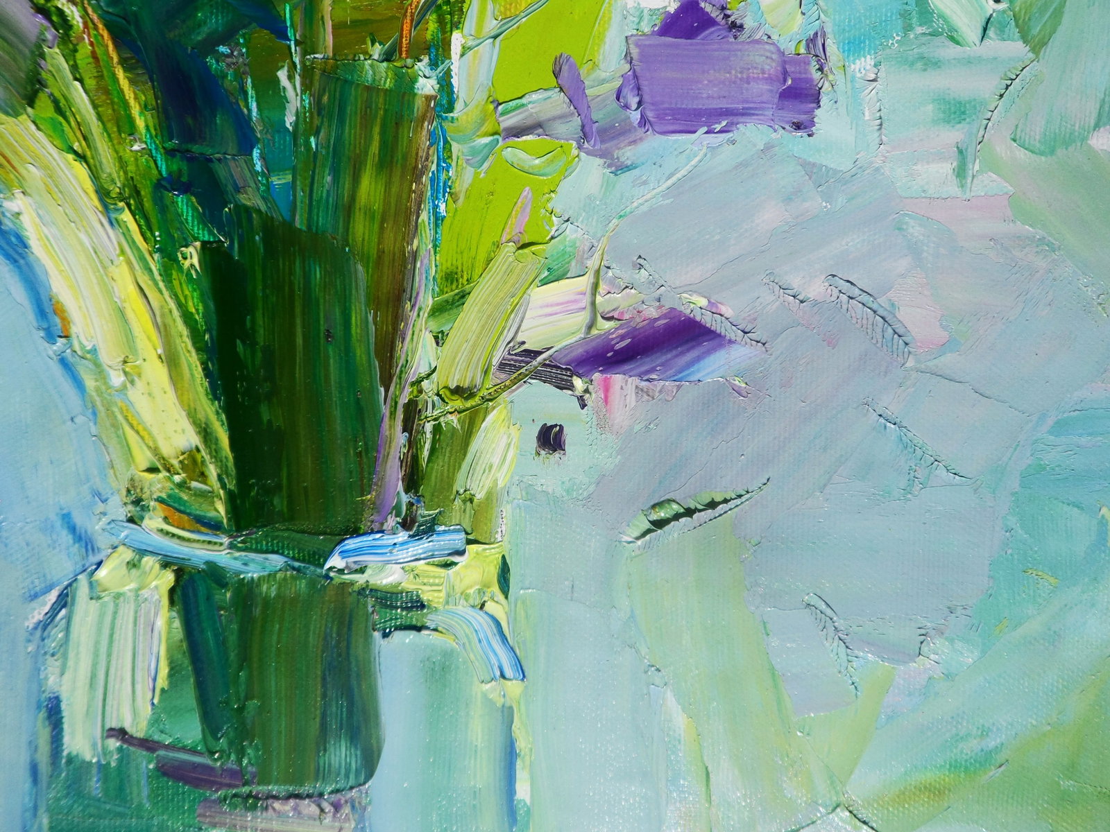 Oil painting Wildflowers in a Vase Yegor Dulin - 6