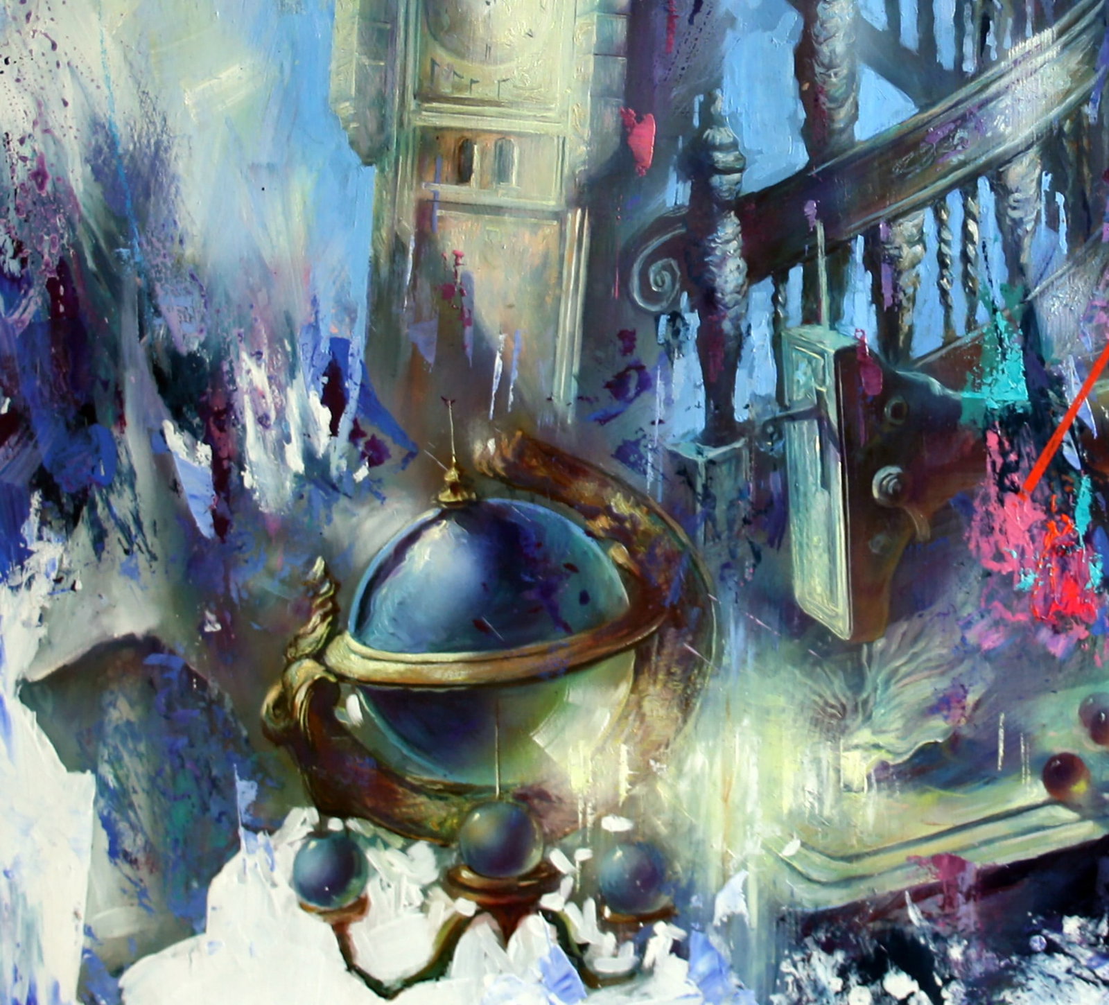 Oil painting Myths of the city Alexander Dobrodiy - 6