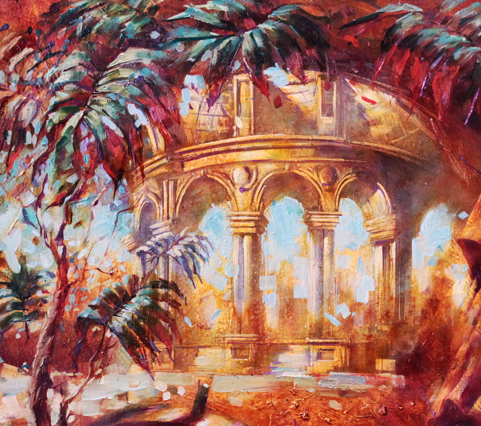 Oil painting Red morning Alexander Dobrodiy - 4