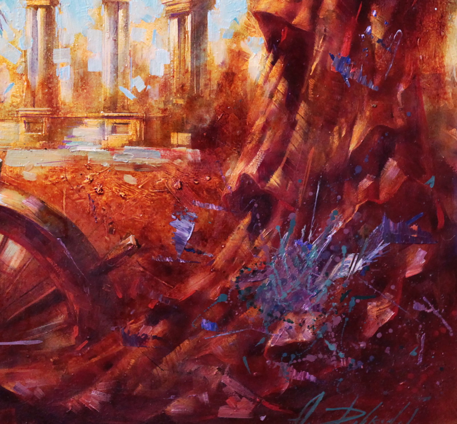 Oil painting Red morning Alexander Dobrodiy - 7