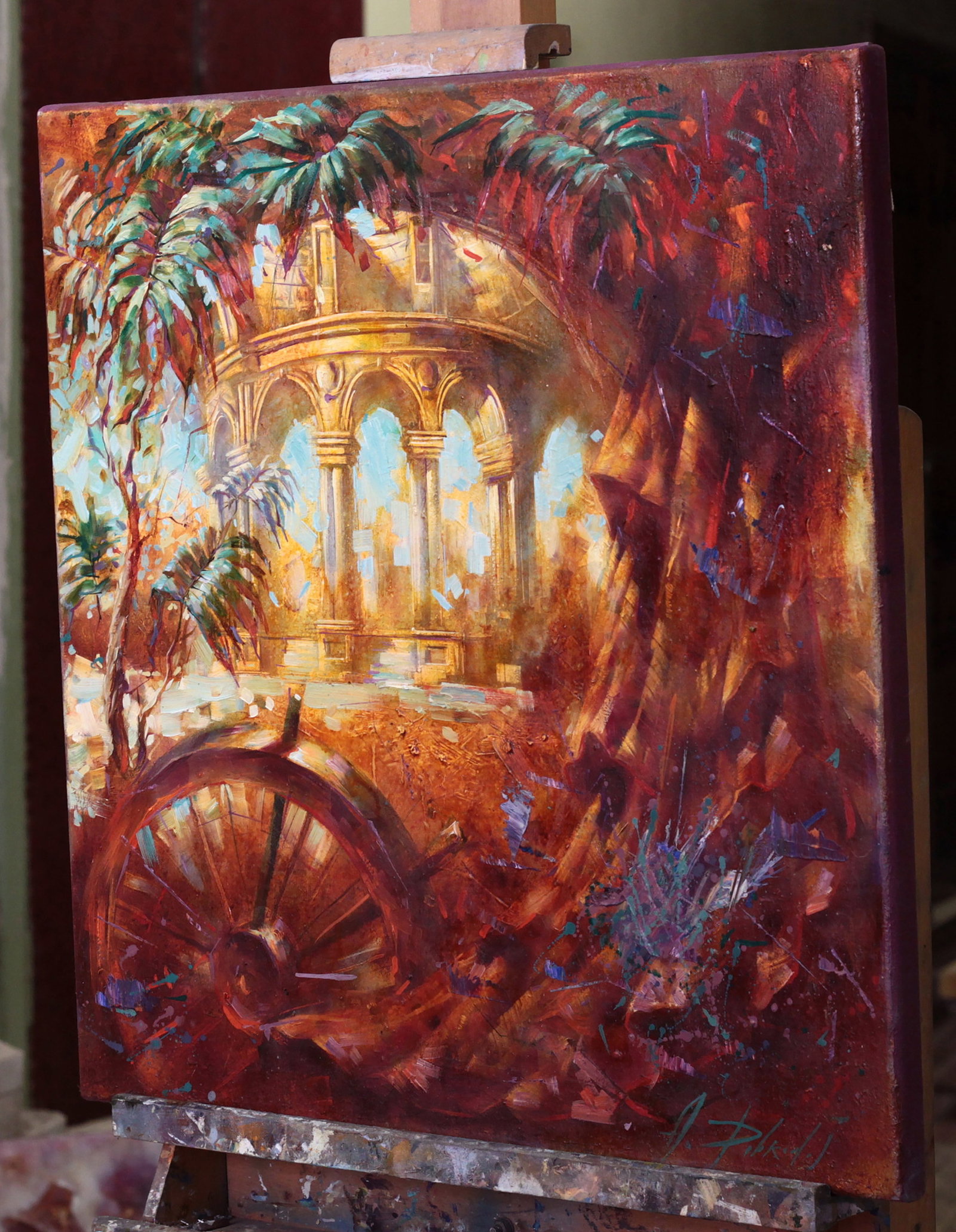 Oil painting Red morning Alexander Dobrodiy - 8