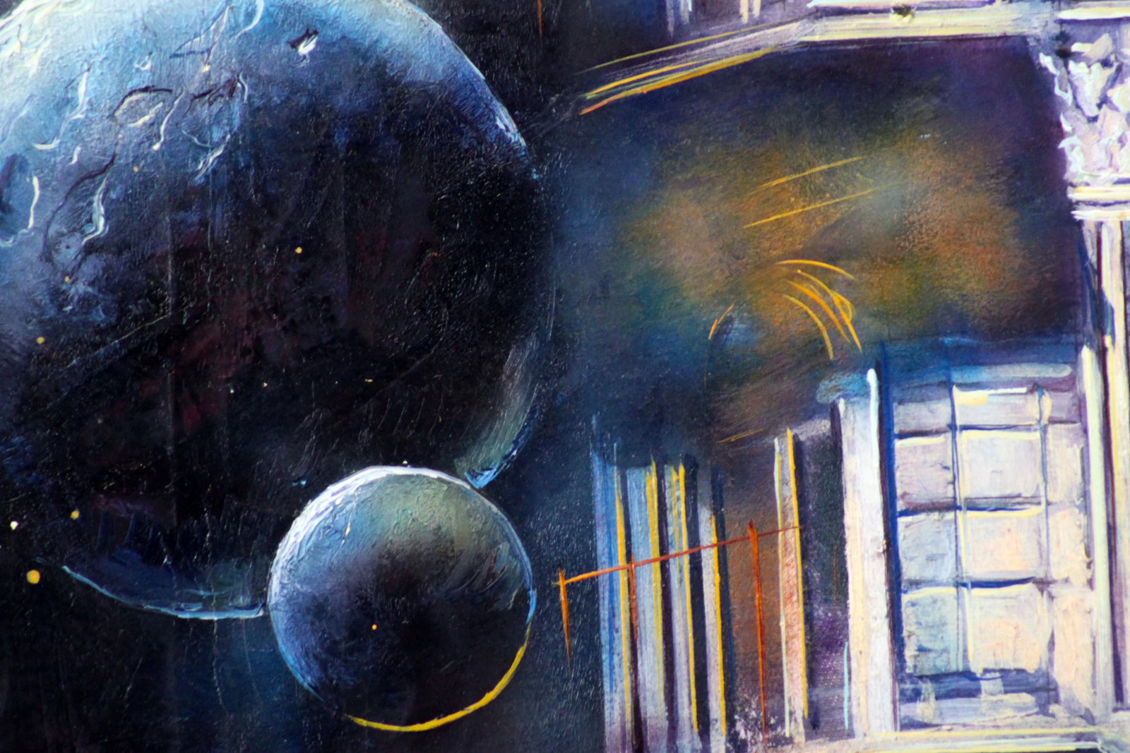 Oil painting Evening city Alexander Dobrodiy - 2