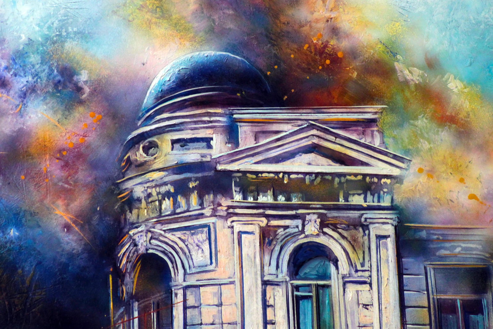 Oil painting Evening city Alexander Dobrodiy - 3