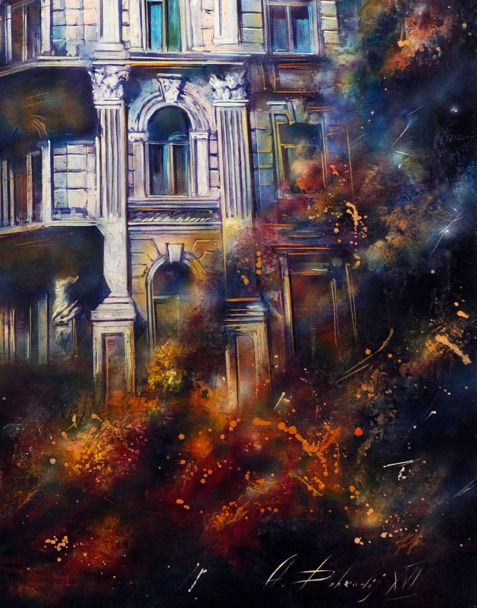 Oil painting Evening city Alexander Dobrodiy - 7