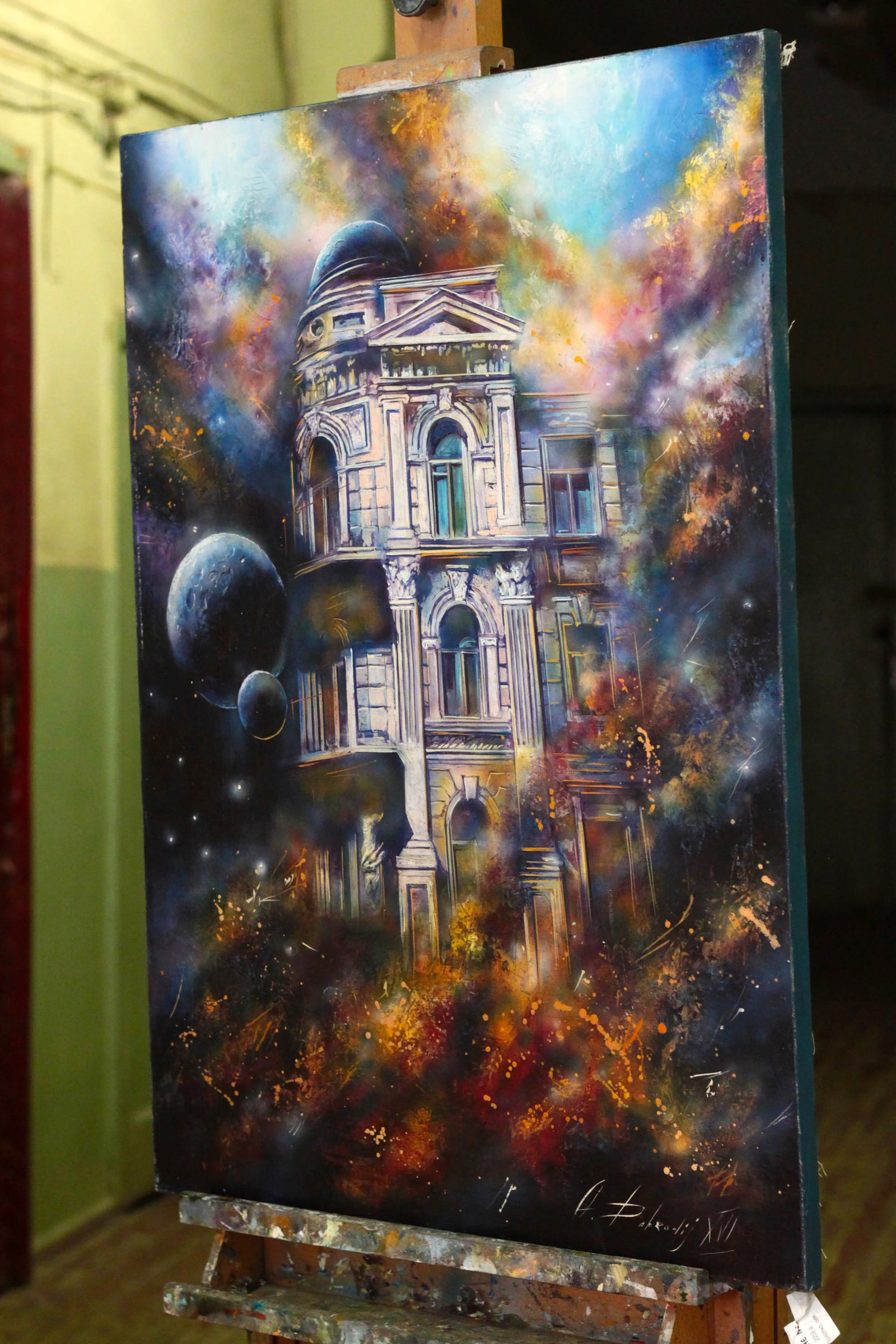 Oil painting Evening city Alexander Dobrodiy - 8