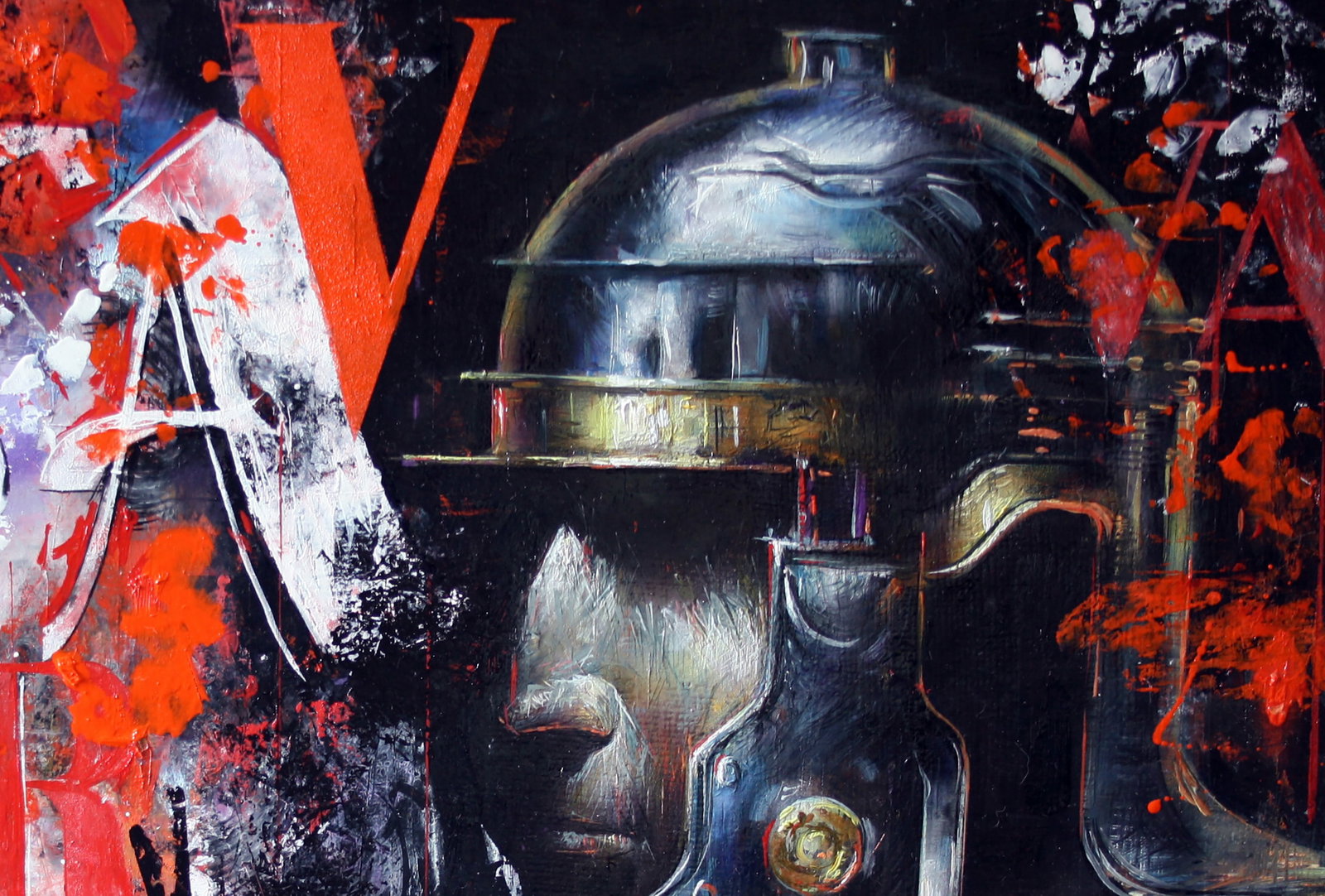 Oil painting Warrior Alexander Dobrodiy - 5
