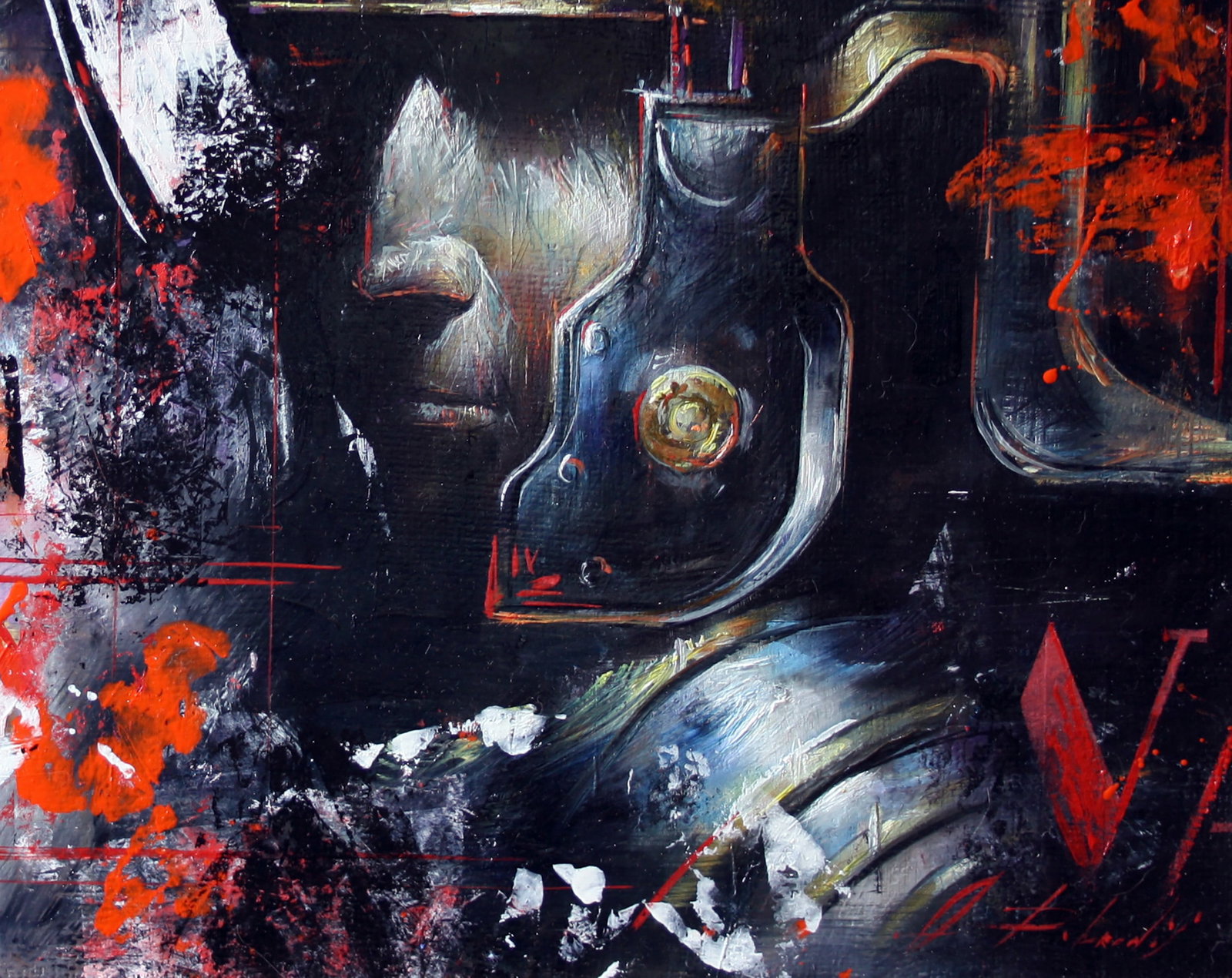 Oil painting Warrior Alexander Dobrodiy - 7