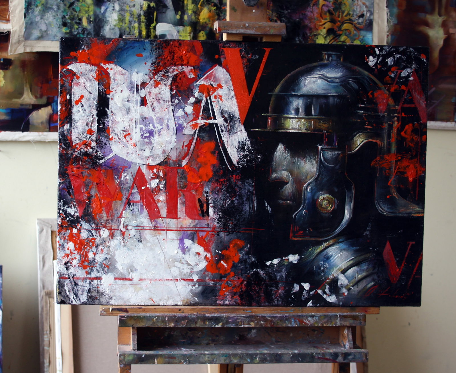 Oil painting Warrior Alexander Dobrodiy - 8