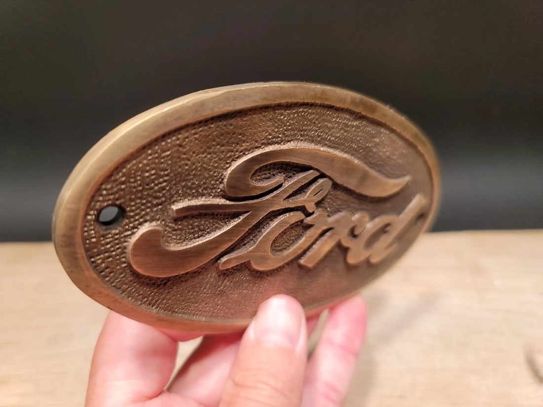 Brass Ford Plaque - 9