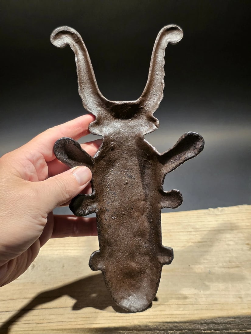 10" Cast Iron Beetle Boot Jack - 5