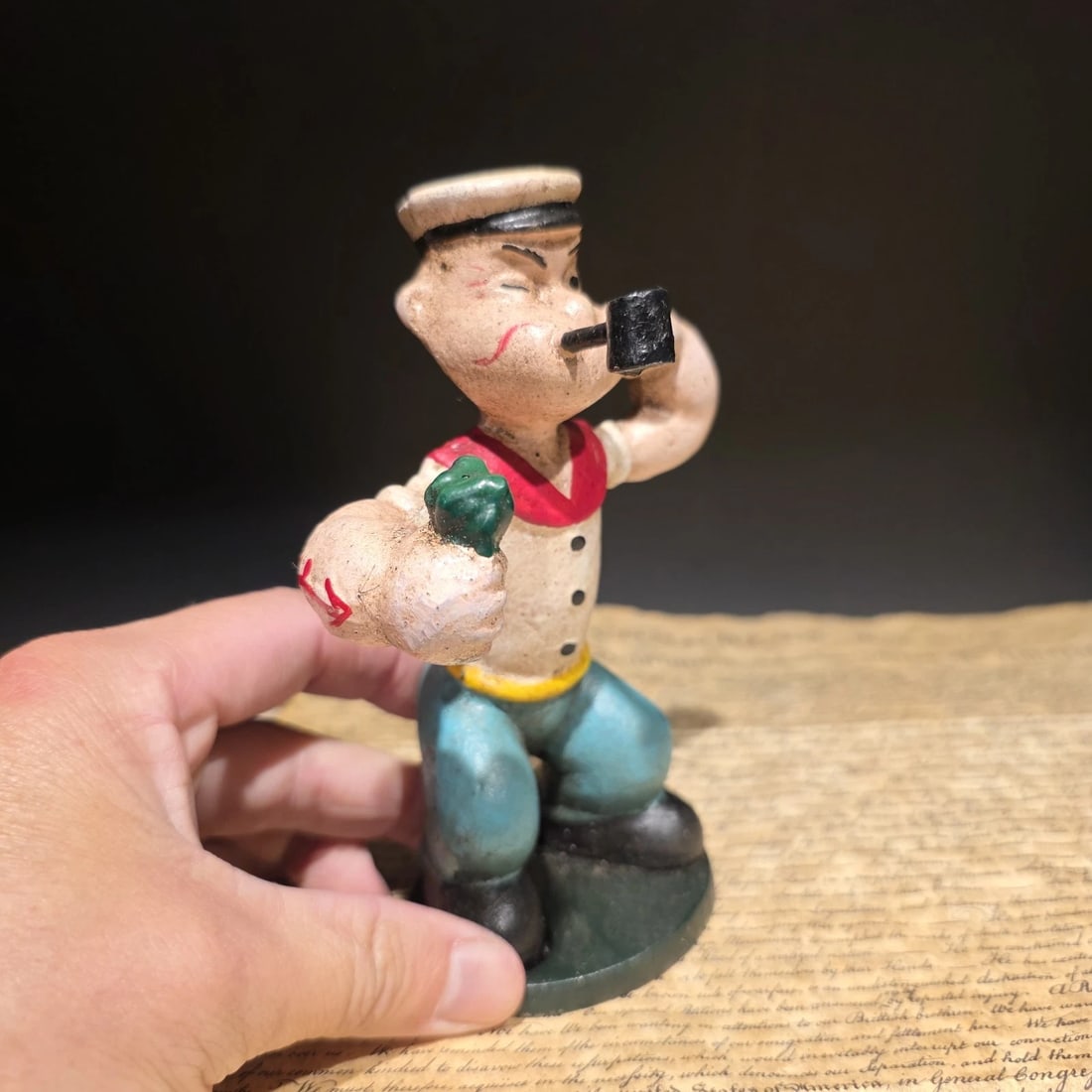 6" Cast Iron Saylor Figurine - 2