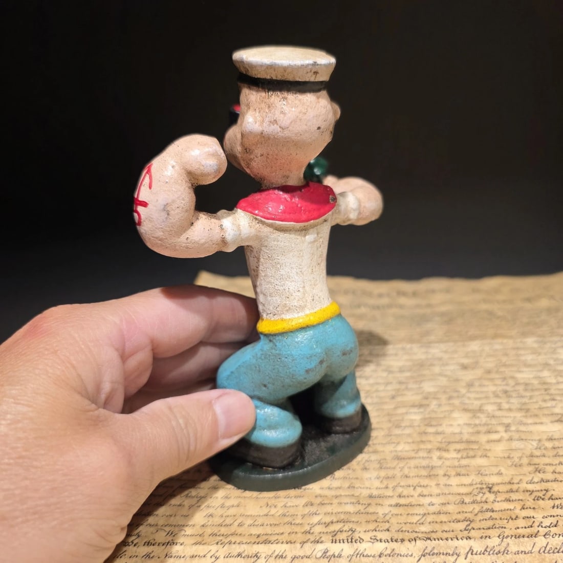 6" Cast Iron Saylor Figurine - 4