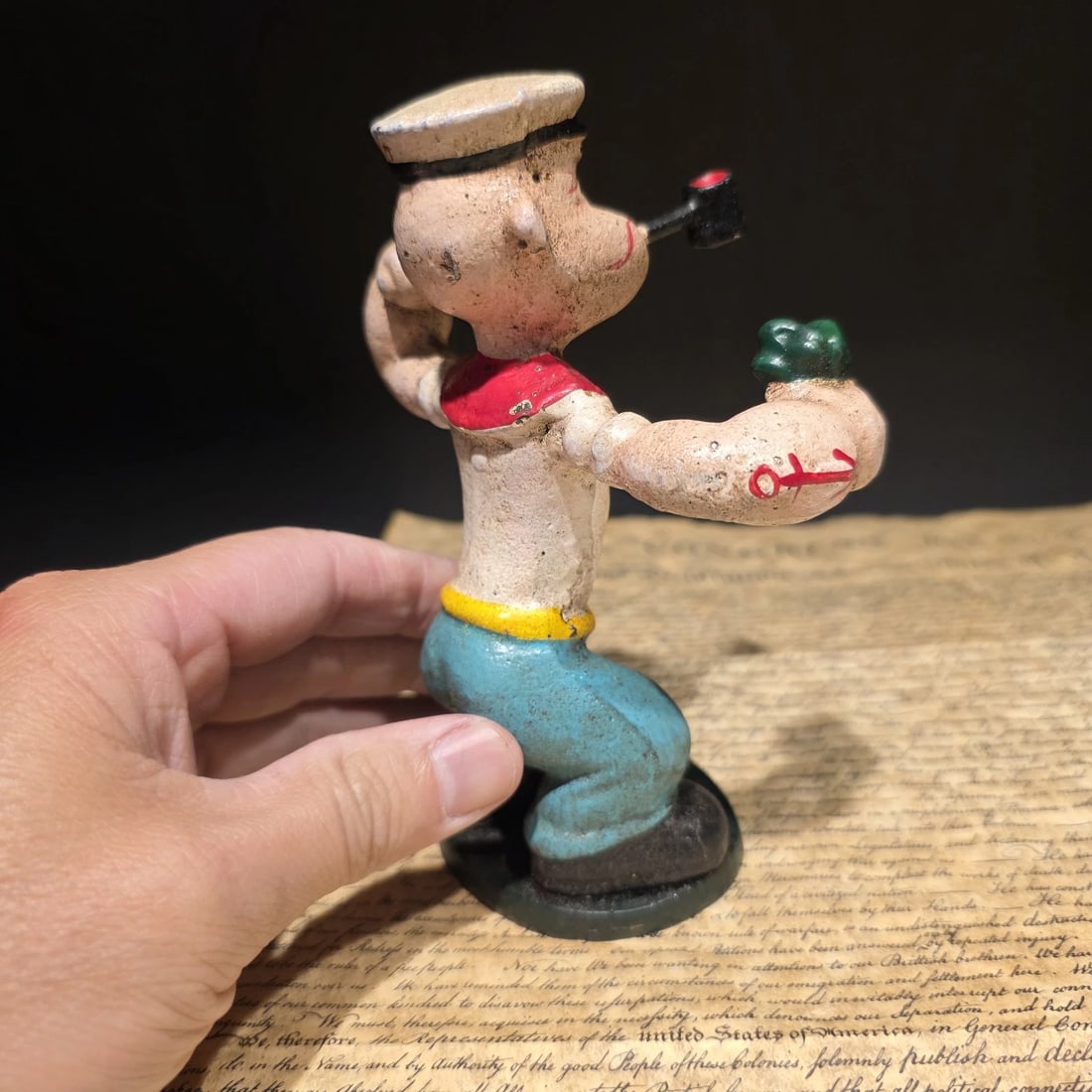 6" Cast Iron Saylor Figurine - 5