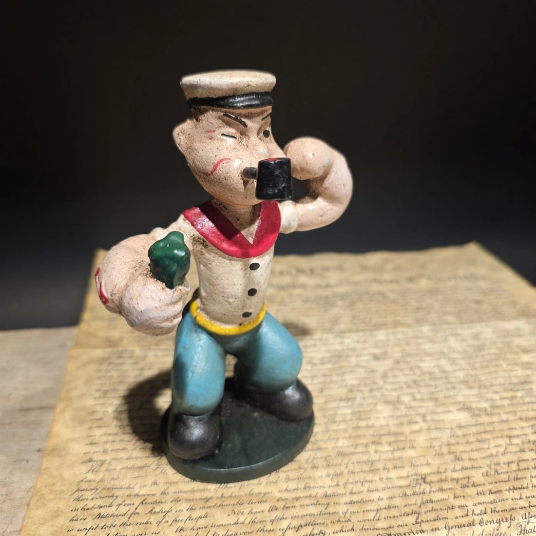 6" Cast Iron Saylor Figurine - 6