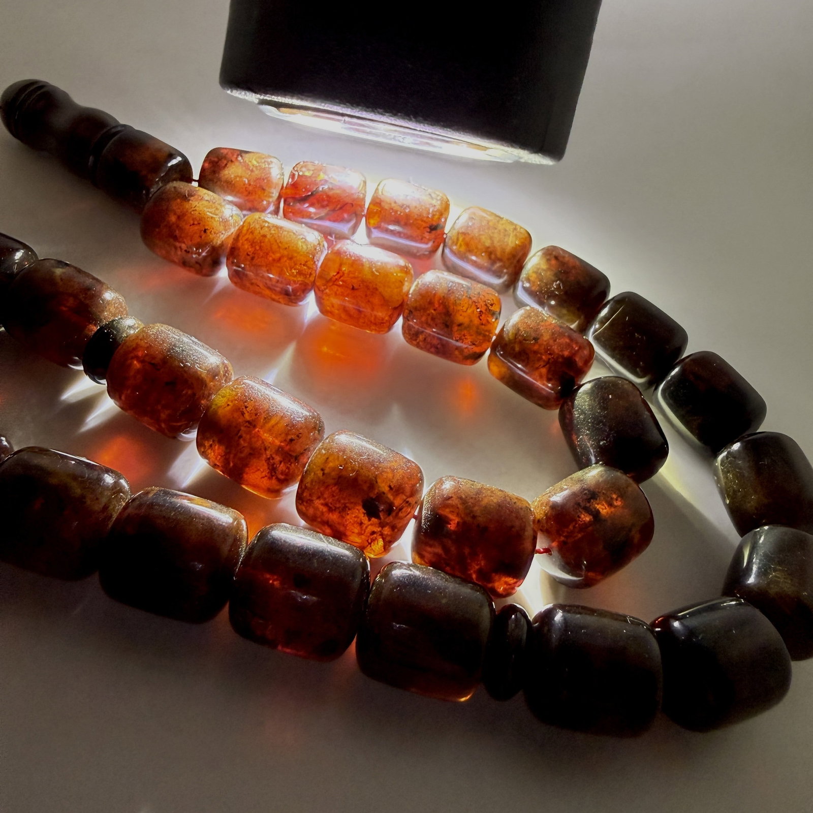 Beautiful Amber Tesbih made from Round Amber beads - 4