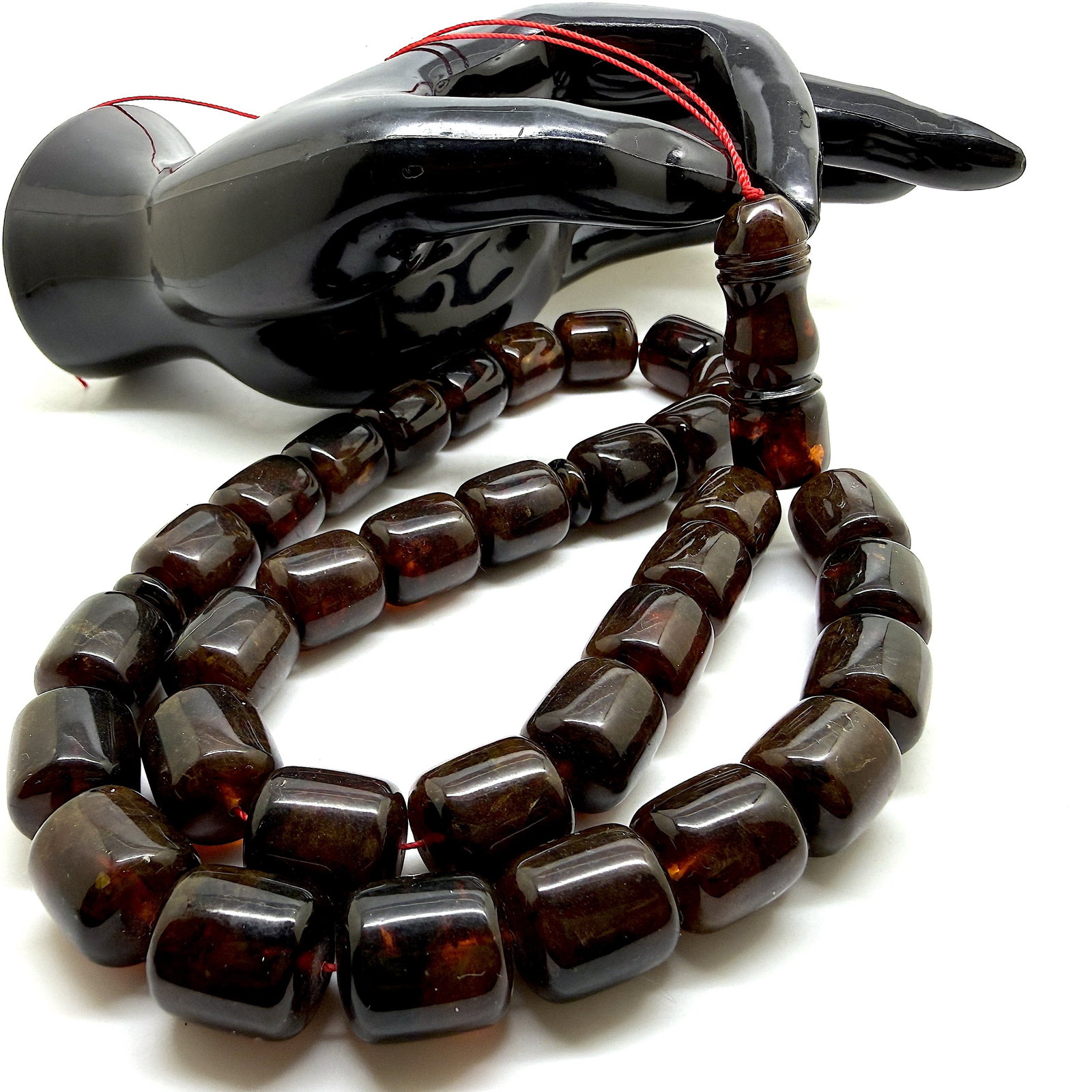 Beautiful Amber Tesbih made from Round Amber beads - 5