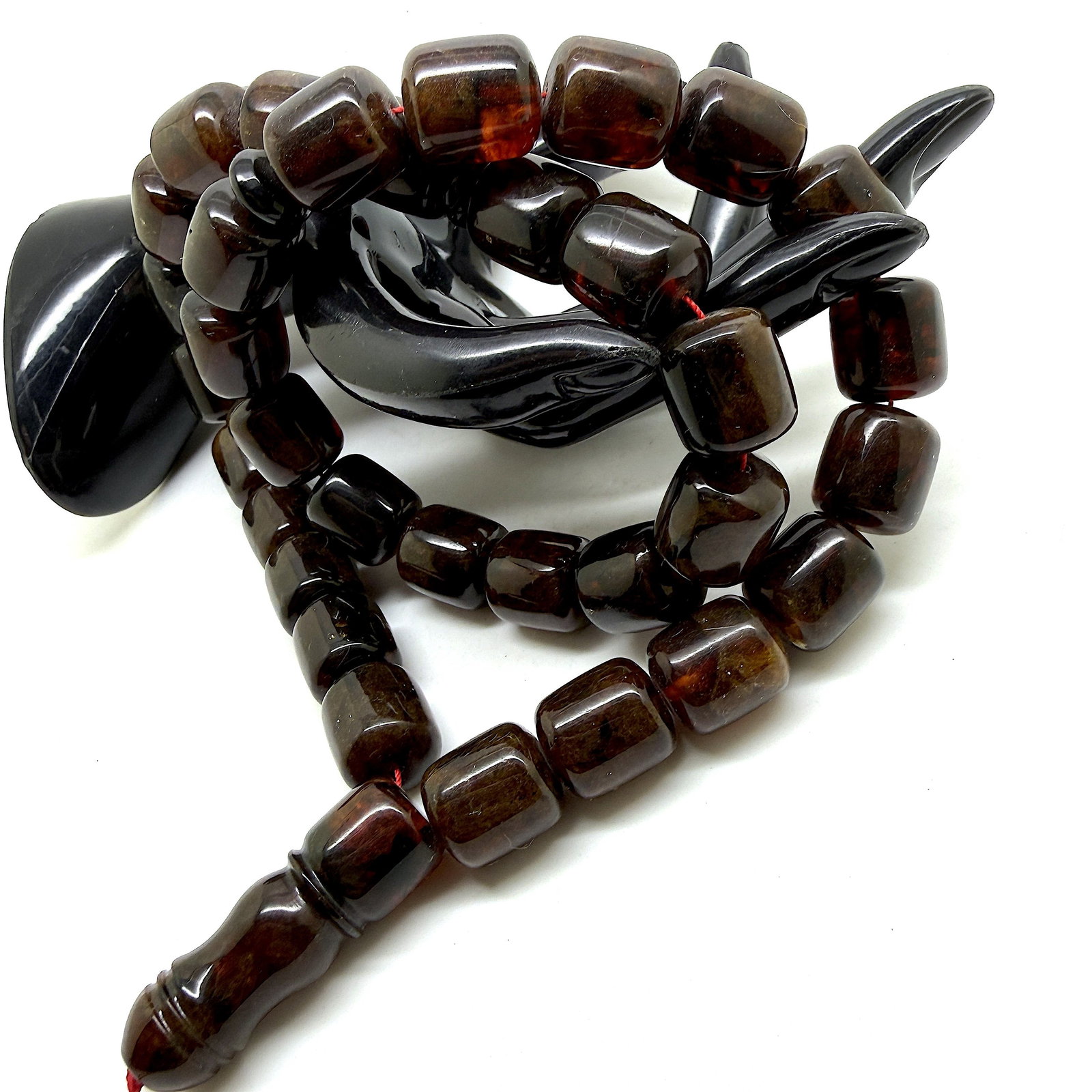 Beautiful Amber Tesbih made from Round Amber beads - 9