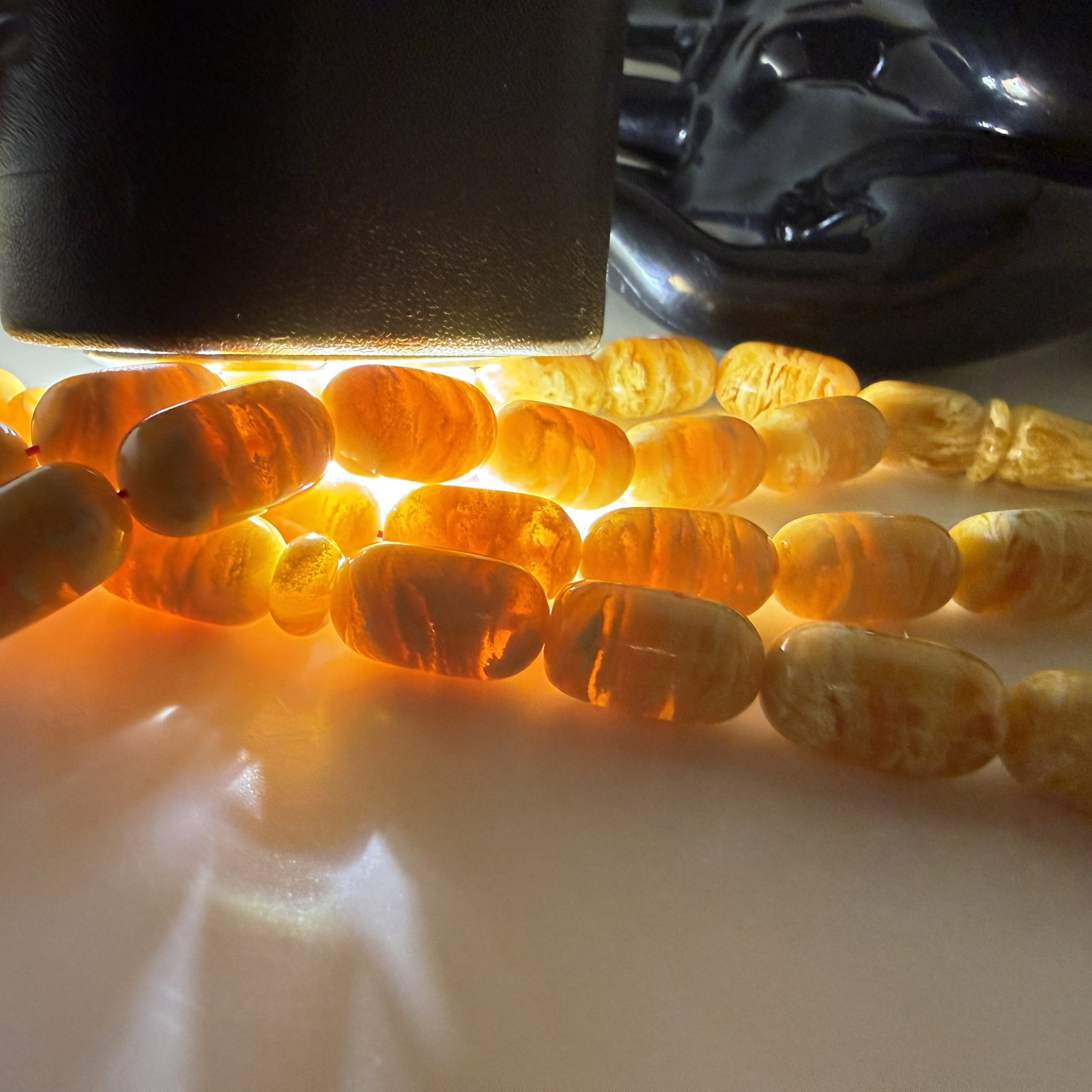 Amazing Amber Tesbih made from Round Amber beads - 10