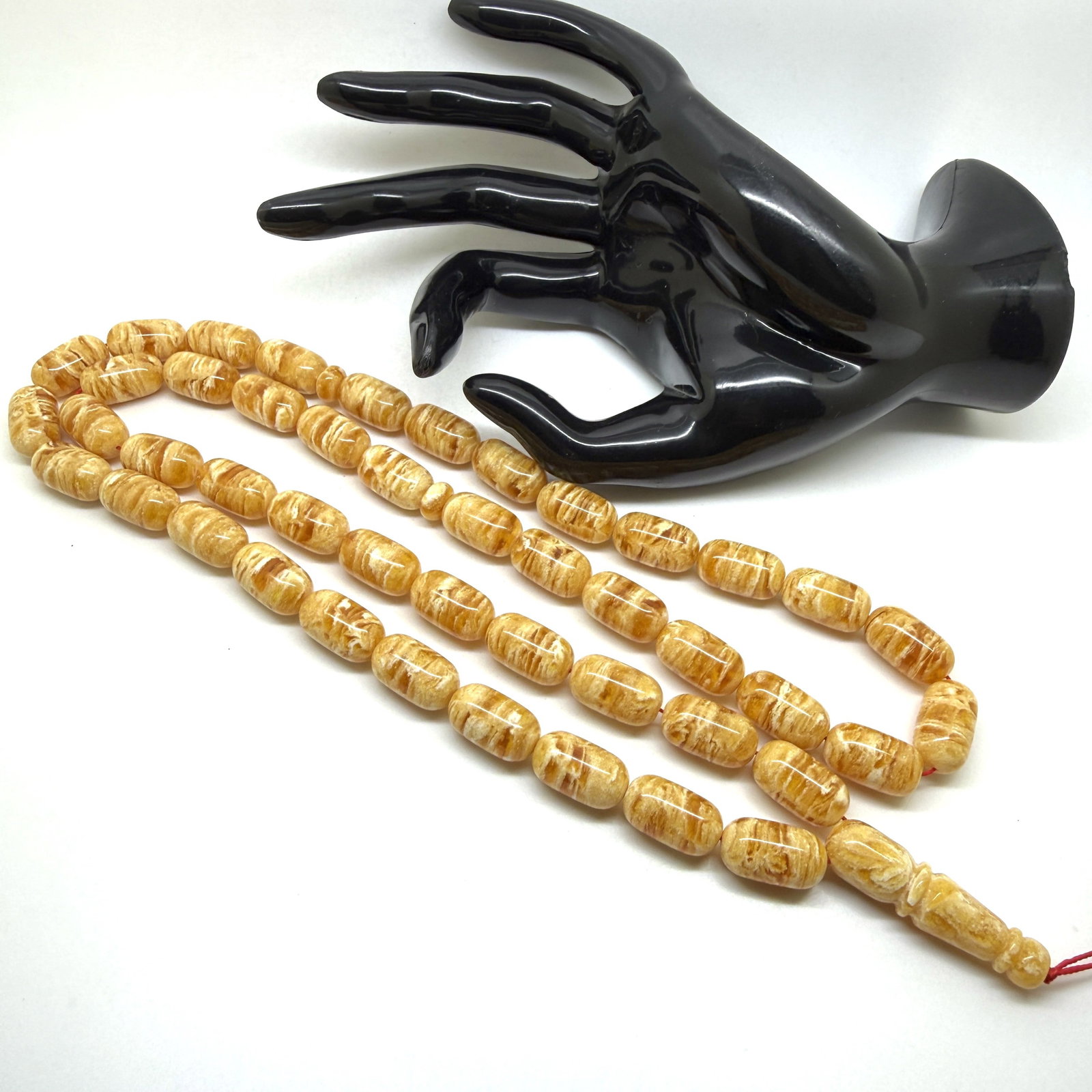 Amazing Amber Tesbih made from Round Amber beads - 7