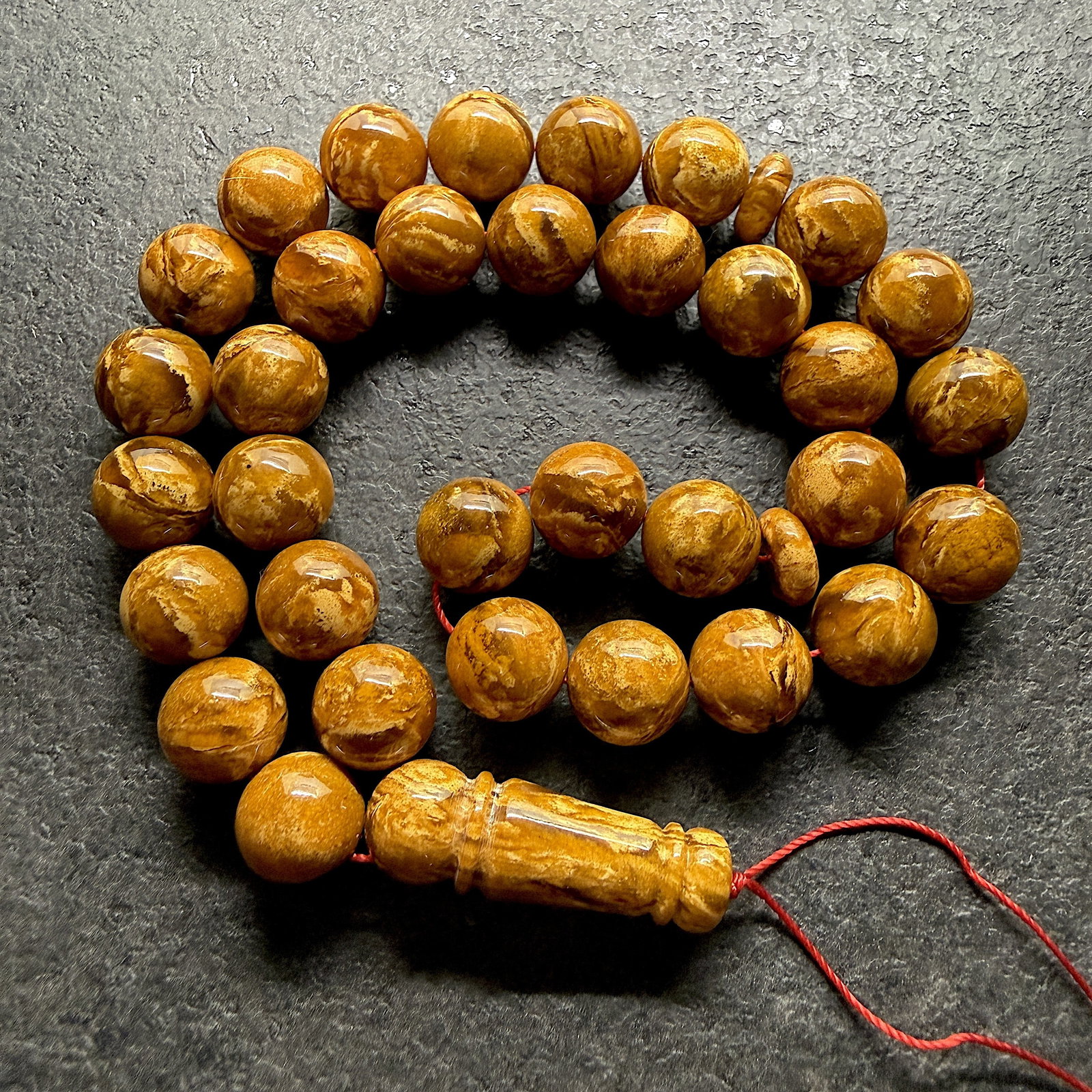 Fascinating Amber Tesbih made from Round Amber beads (1 of 8)