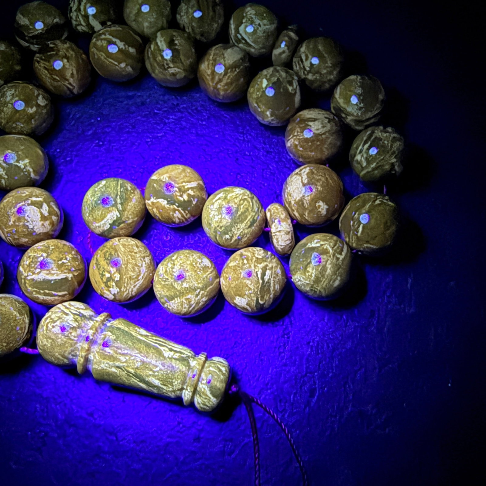 Fascinating Amber Tesbih made from Round Amber beads - 3