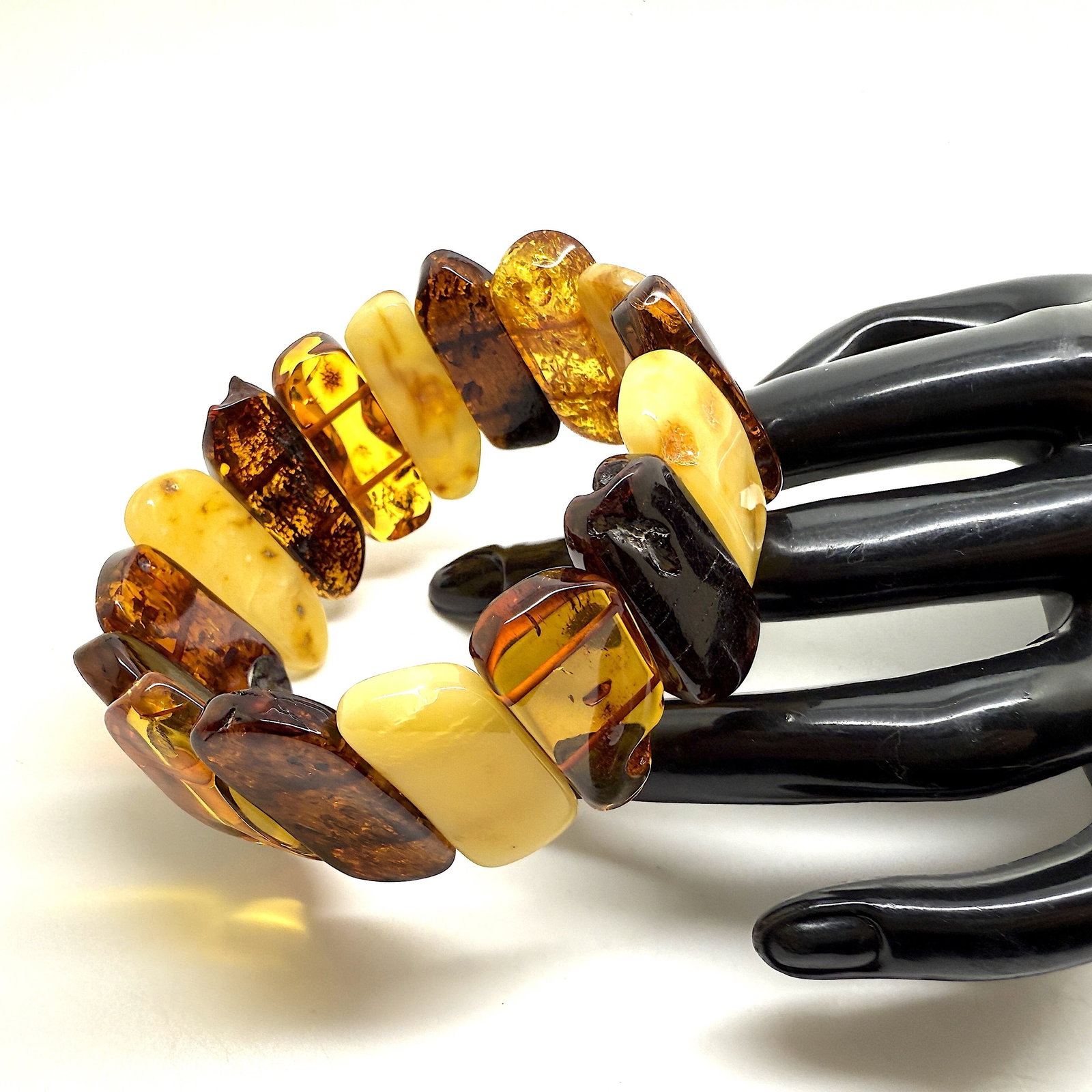 Phenomenal Amber Cuff Bracelet - 5