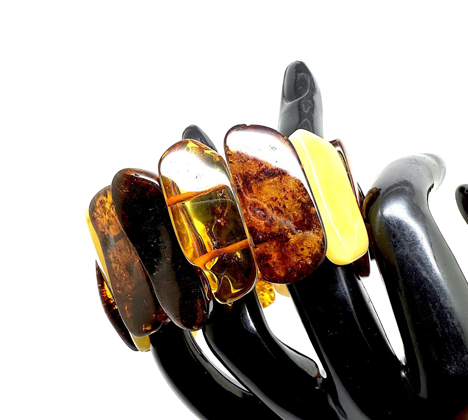 Phenomenal Amber Cuff Bracelet - 6