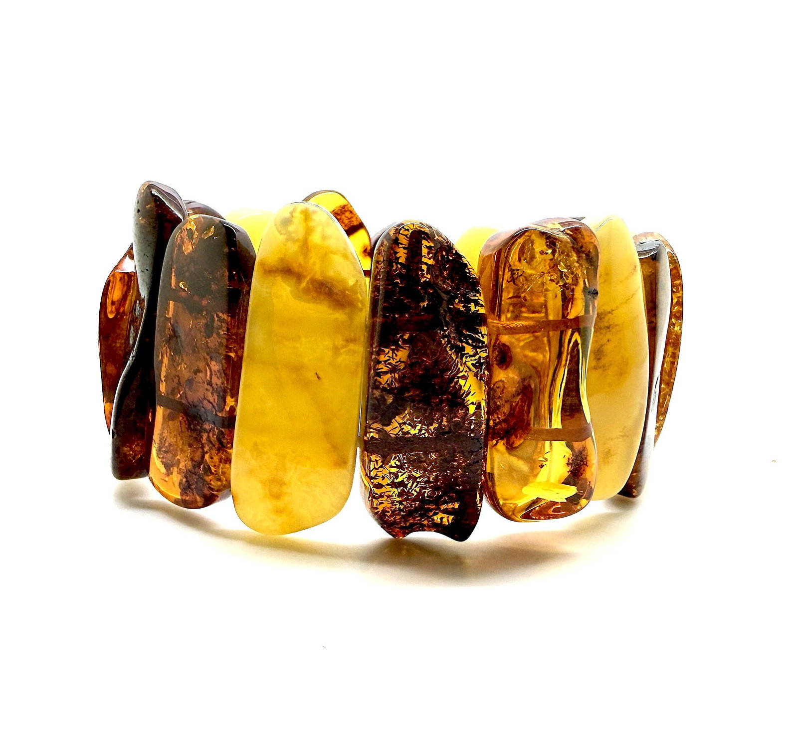 Phenomenal Amber Cuff Bracelet - 7