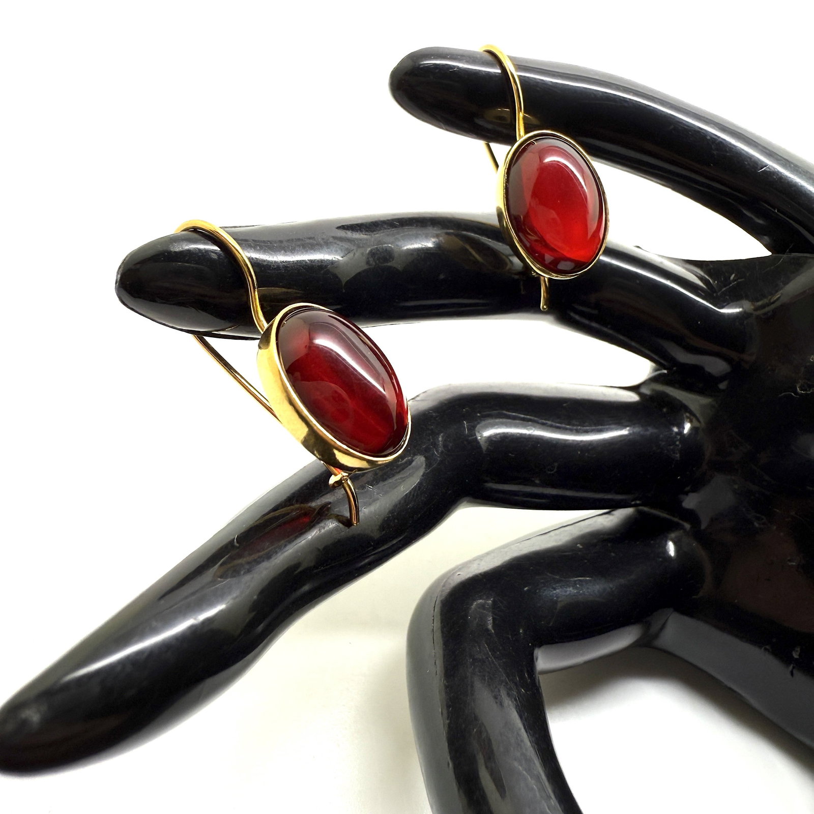Remarkable Amber Earrings - 4
