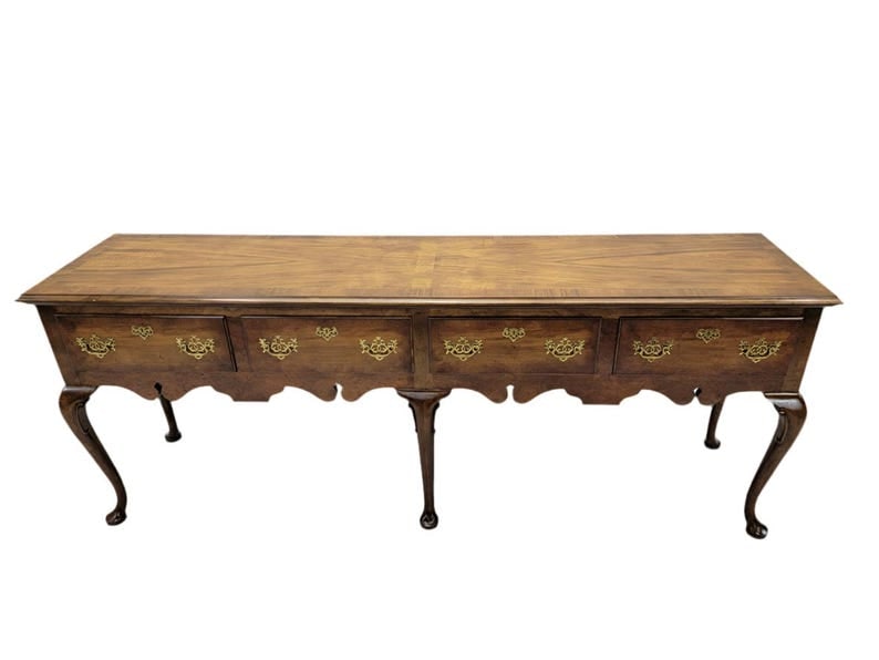 Vintage Queen Anne Style Console Table by Baker Furniture (1 of 8)