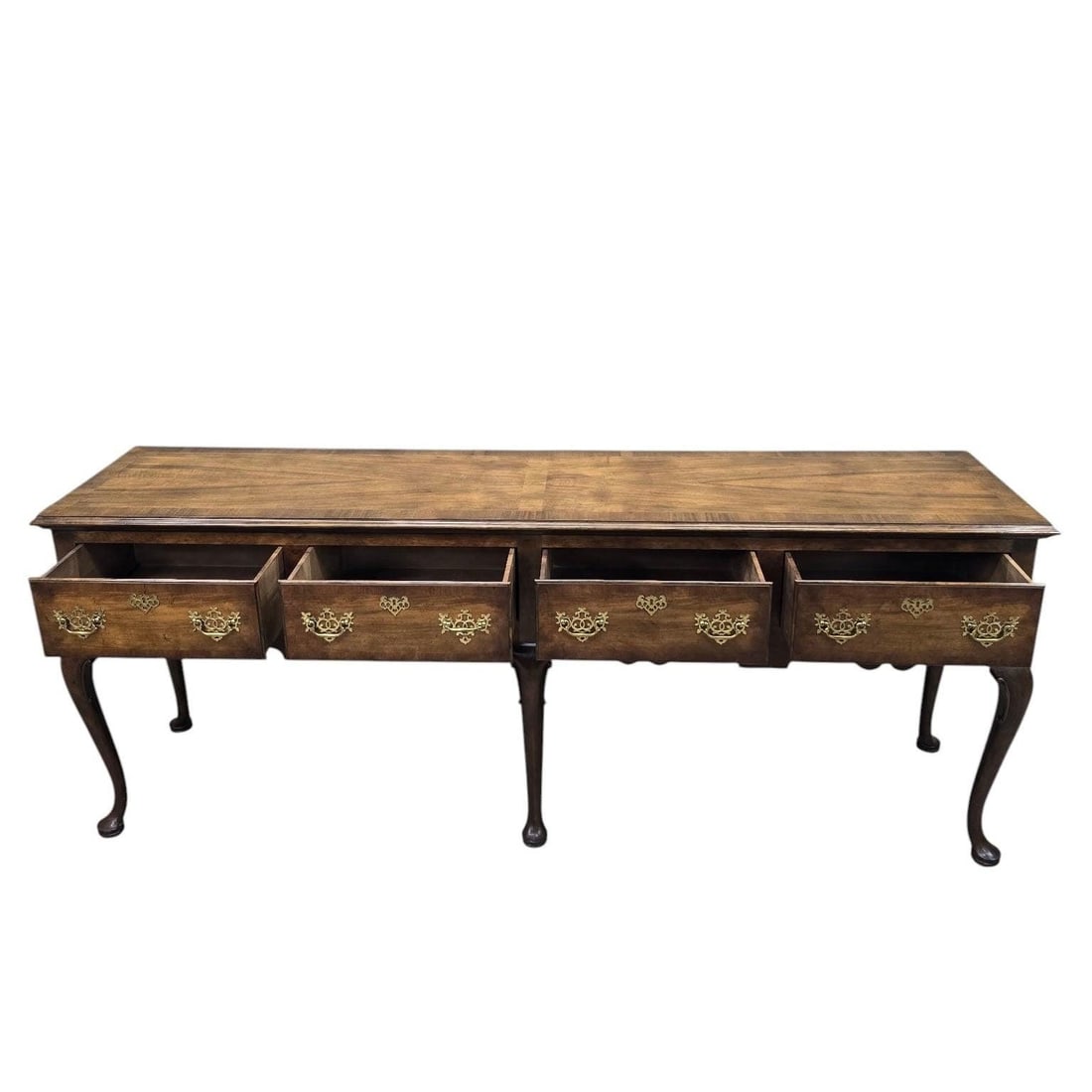 Vintage Queen Anne Style Console Table by Baker Furniture - 3