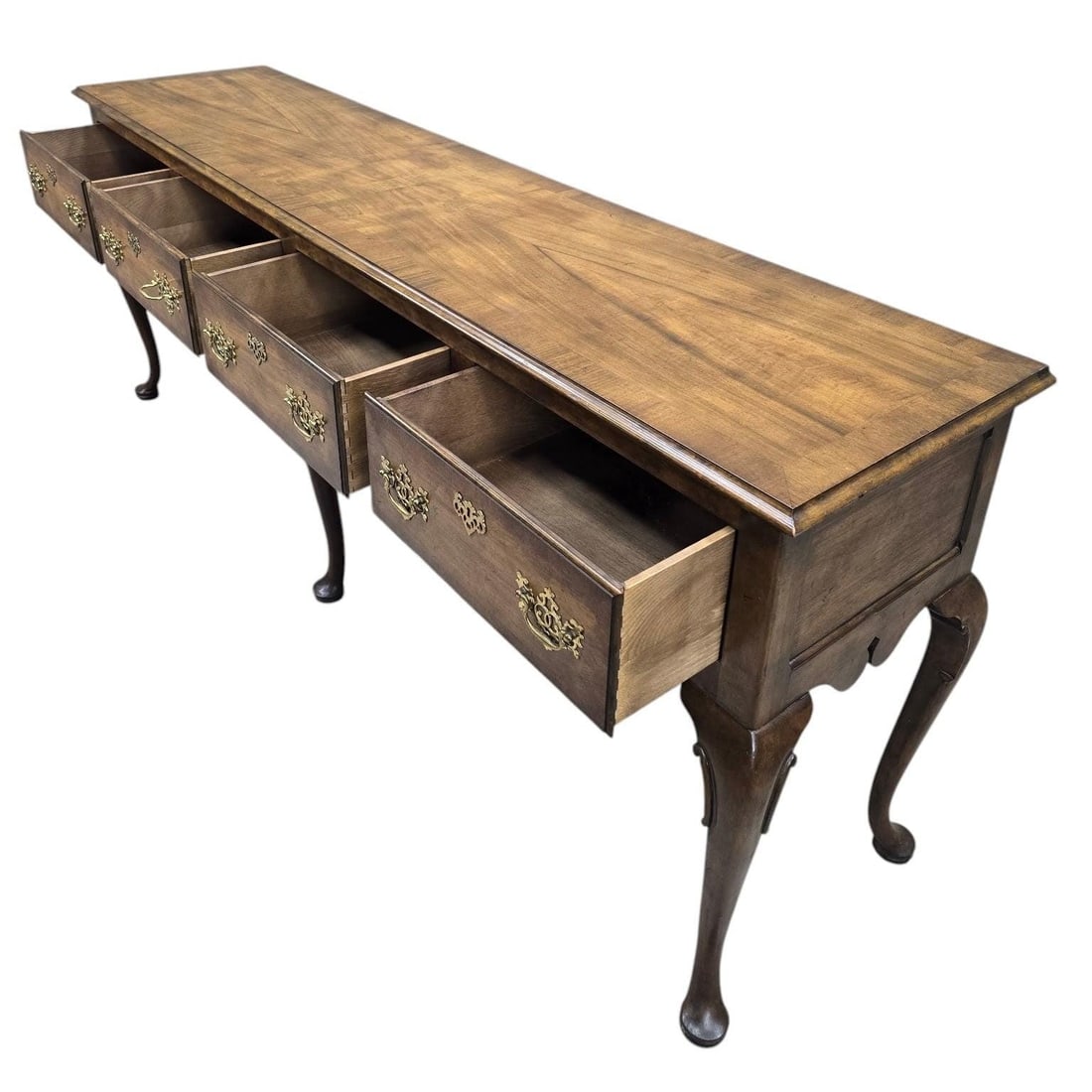 Vintage Queen Anne Style Console Table by Baker Furniture - 5