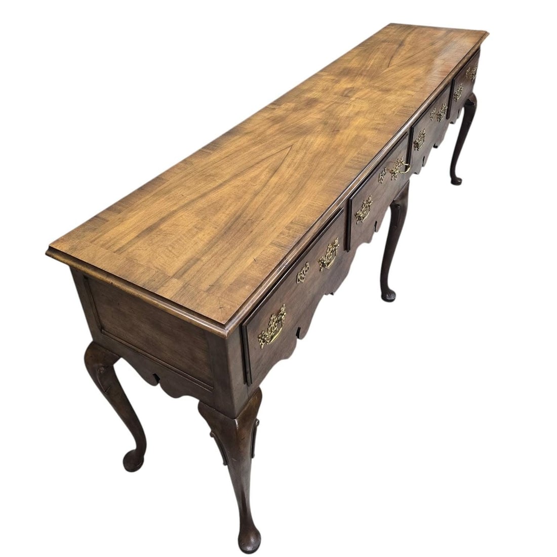 Vintage Queen Anne Style Console Table by Baker Furniture - 7