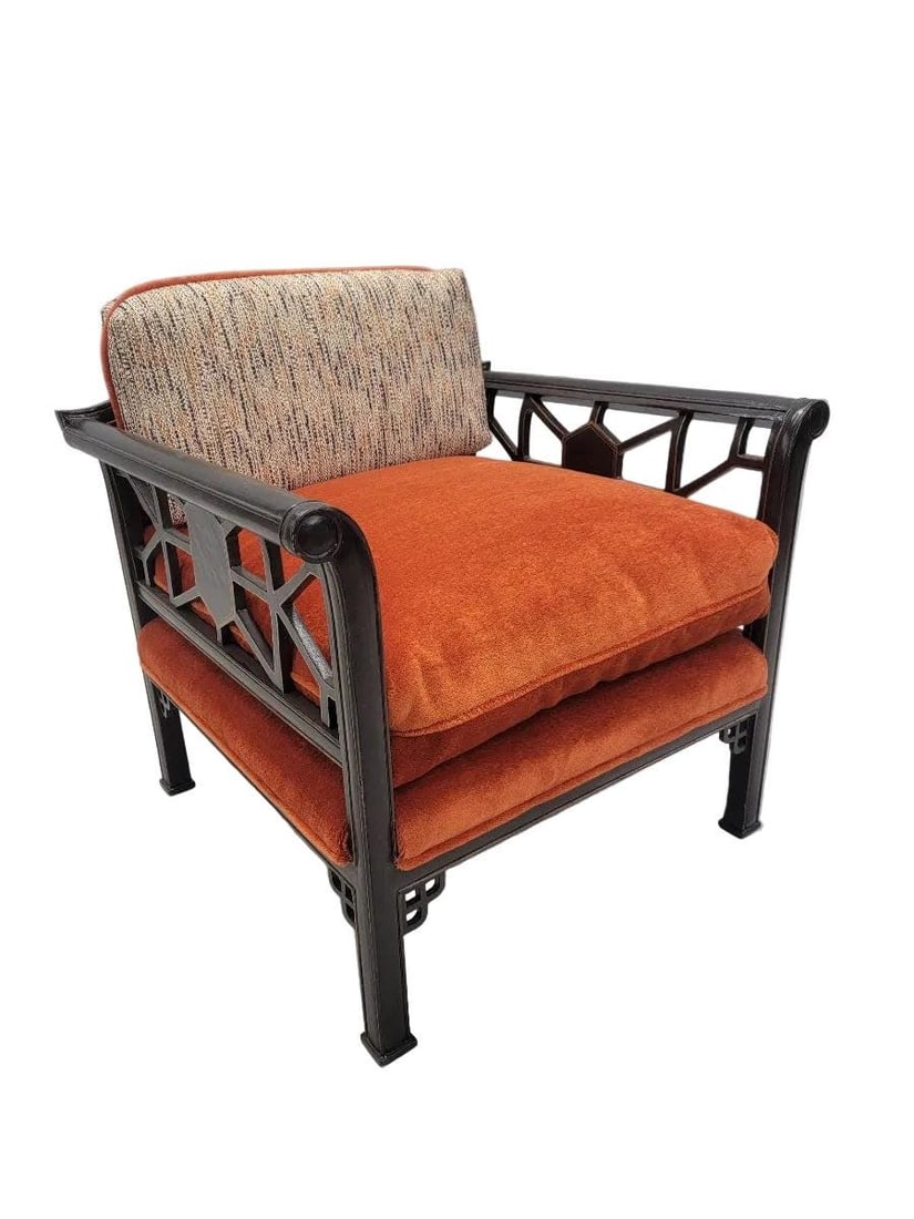 MCM Ming Sofa and Chair Set by Baker Furniture Newly Reupholstered - 4