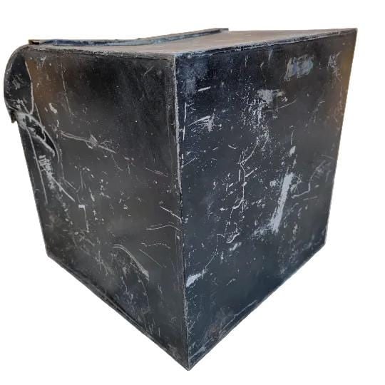 Antique Metal Large Tea Tin for General and County Stores - 8