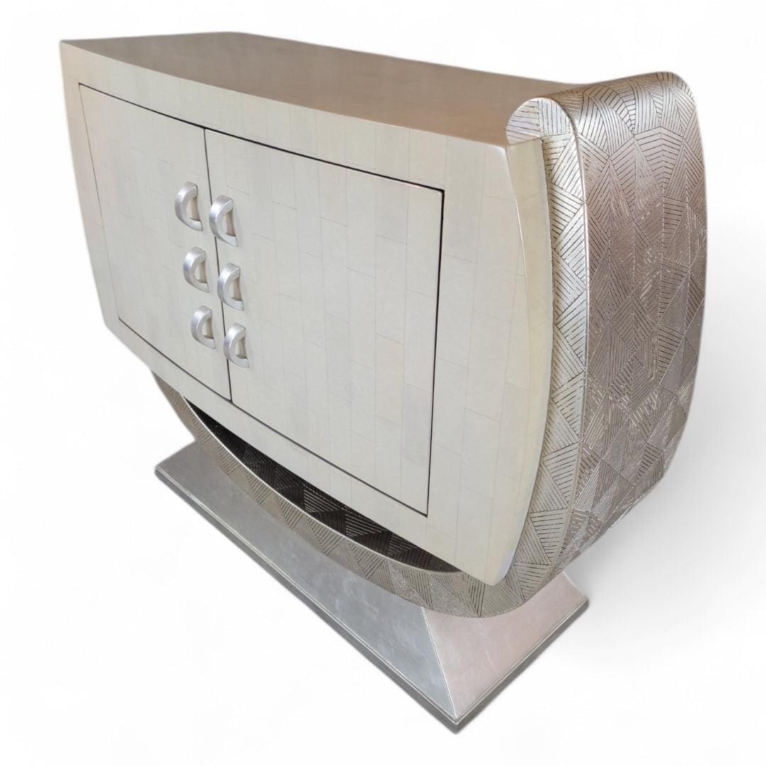 Postmodern Artmax Tessellated Bone Sculptural Credenza - 3