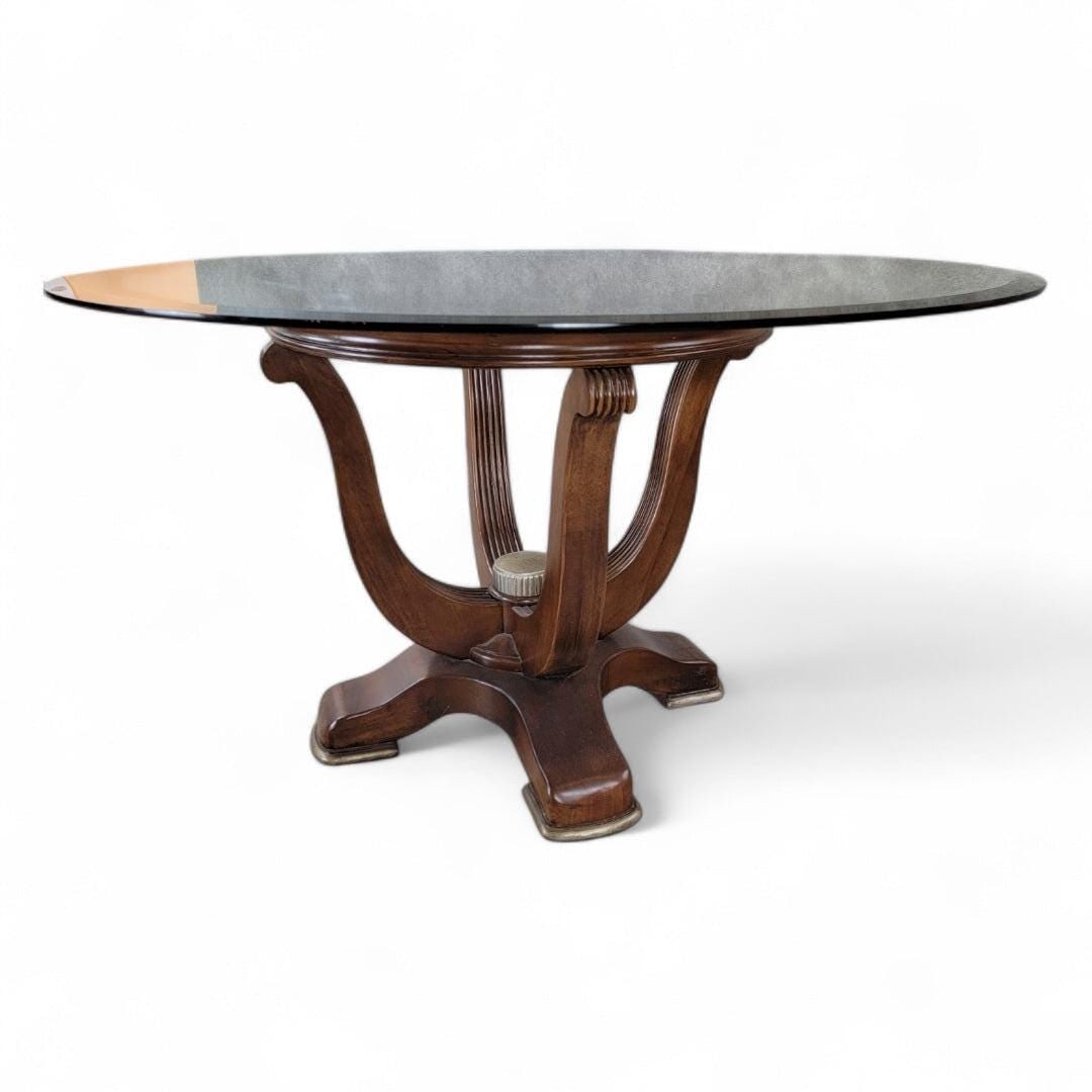 Vintage Contemporary Tessellated Stone Dining Table and Chairs - 5