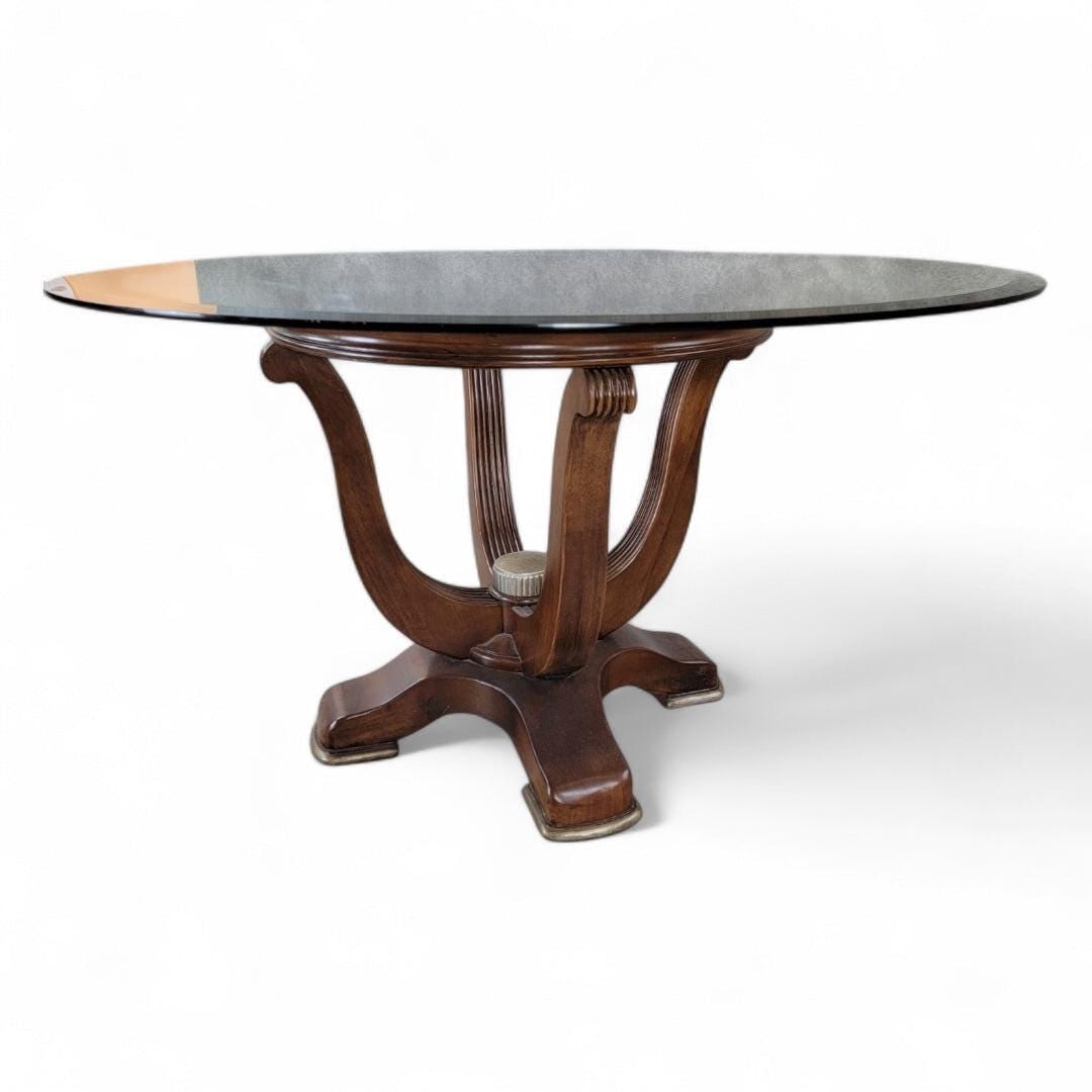 Vintage Contemporary Tessellated Stone Dining Table and Chairs - 7