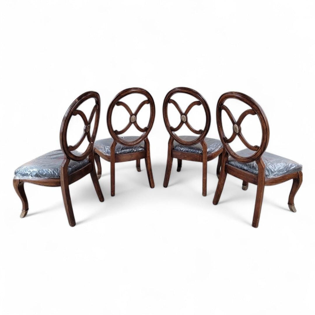 Vintage Contemporary Tessellated Stone Dining Table and Chairs - 8