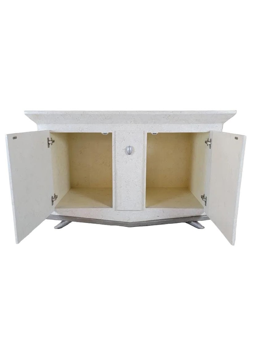 Vintage Contemporary Tessellated Stone Sideboard - 6