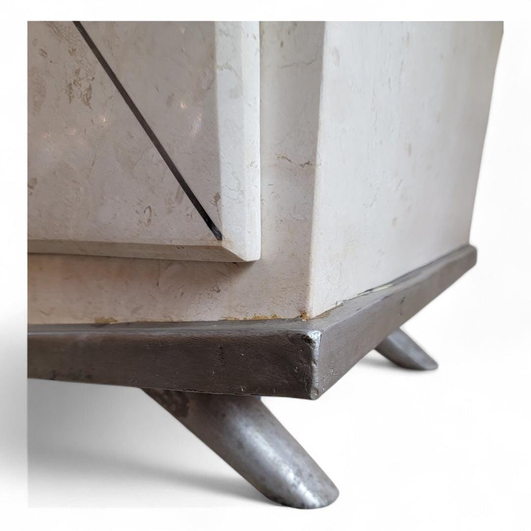 Vintage Contemporary Tessellated Stone Sideboard - 7