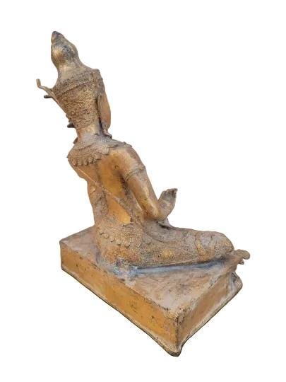 Antique Bronze Statue of Saraswati - 4