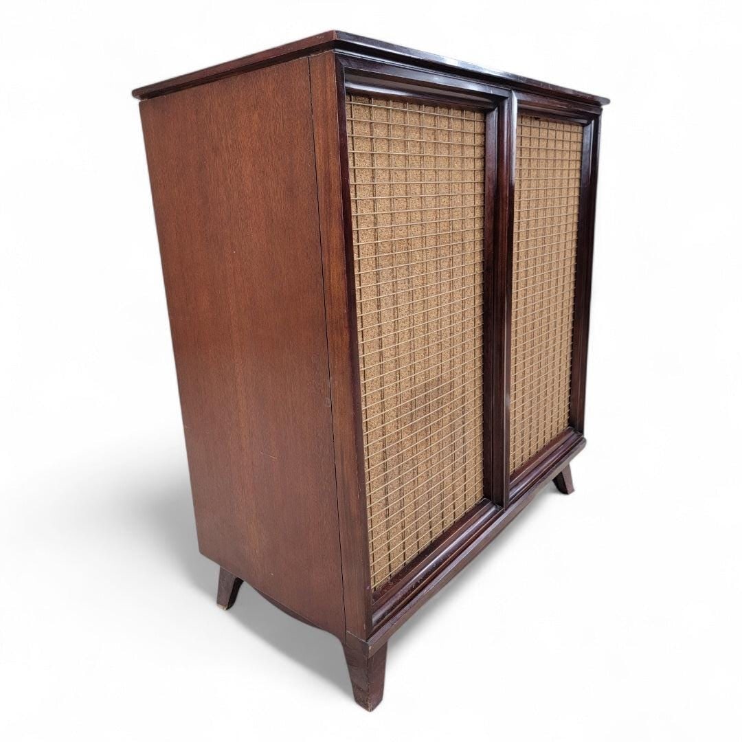 MCM Silvertone High Fidelity Record Player/Radio Console - 3