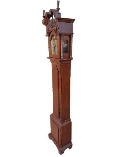 Vintage Grandmother Floor Case Clock by Banks, Coldstone Co. - 4