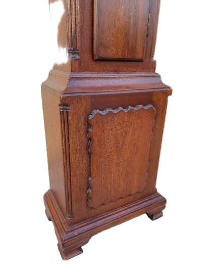 Vintage Grandmother Floor Case Clock by Banks, Coldstone Co. - 5
