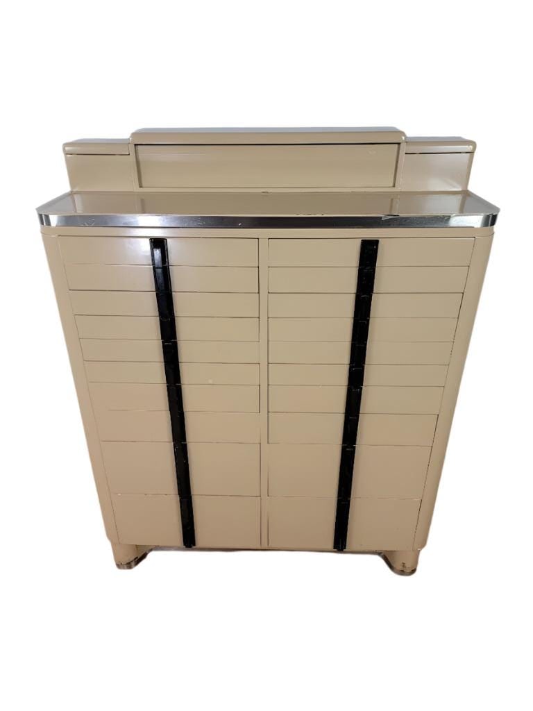 Art Deco Industrial Dental Storage Cabinet - 3