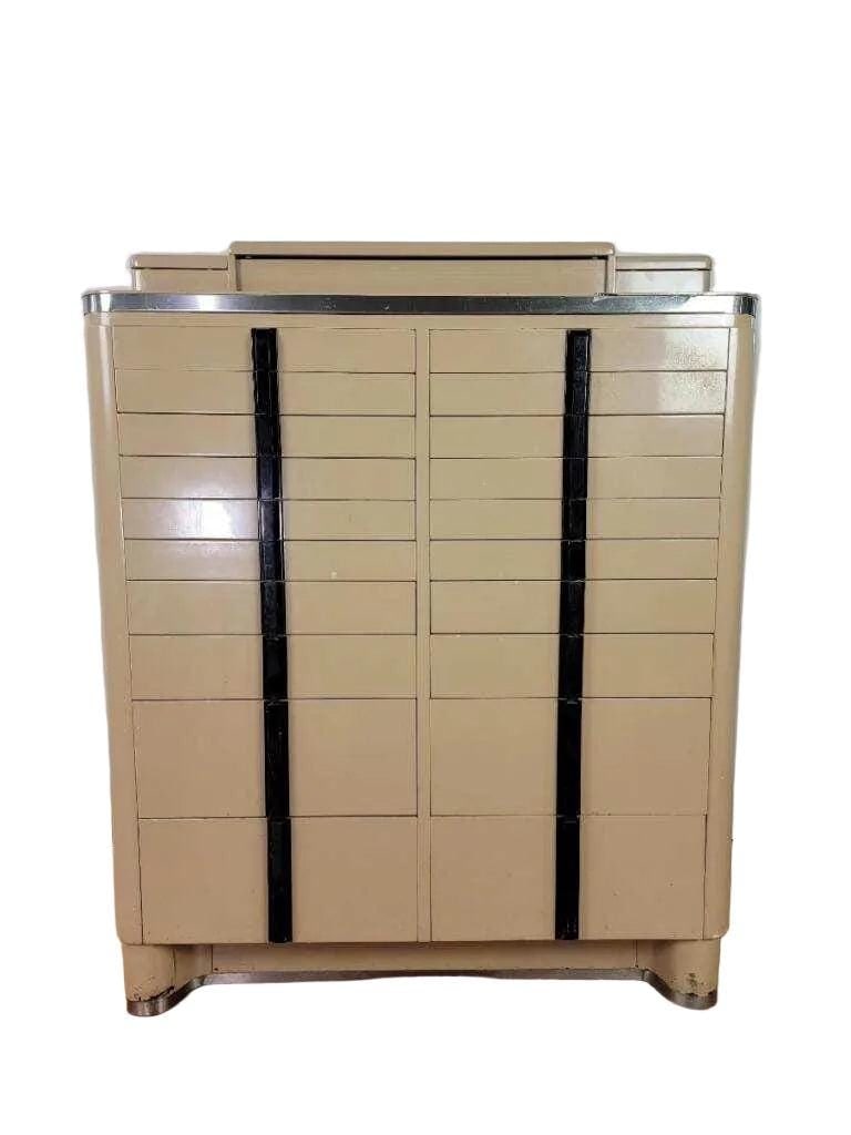 Art Deco Industrial Dental Storage Cabinet - 4